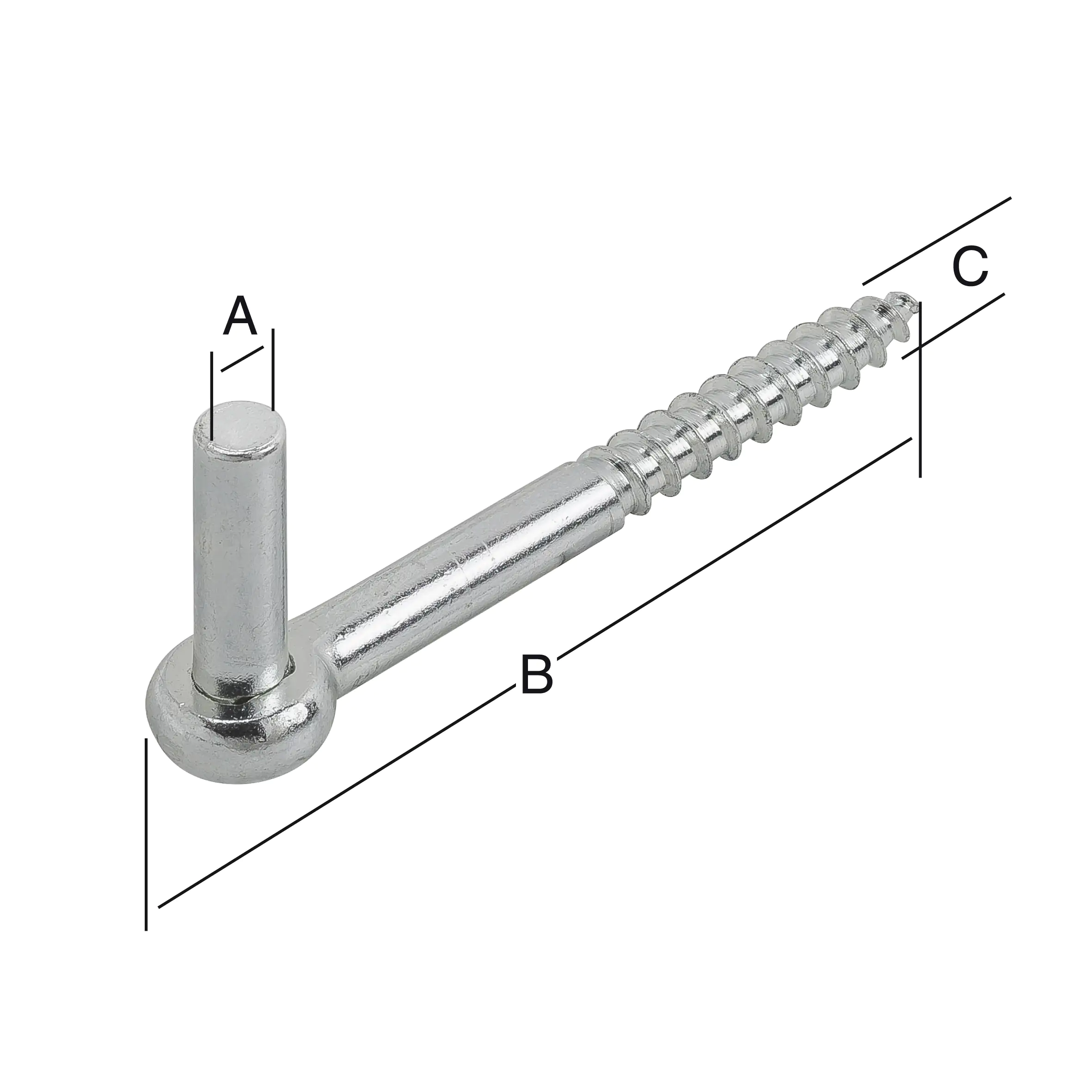 Vormann Kloben verzinkt 13 x 115 x 12 mm
