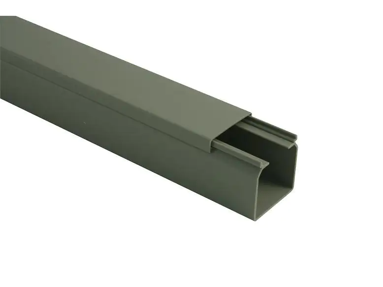 Kabelkanal 2 m, 40 x 40 mm, grau