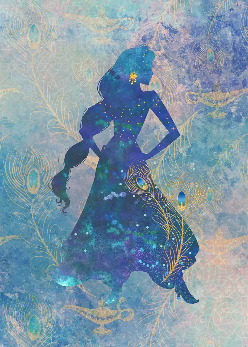 4055065510397 Komar Vlies Fototapete Jasmin Silhouette 200 x 280 cm