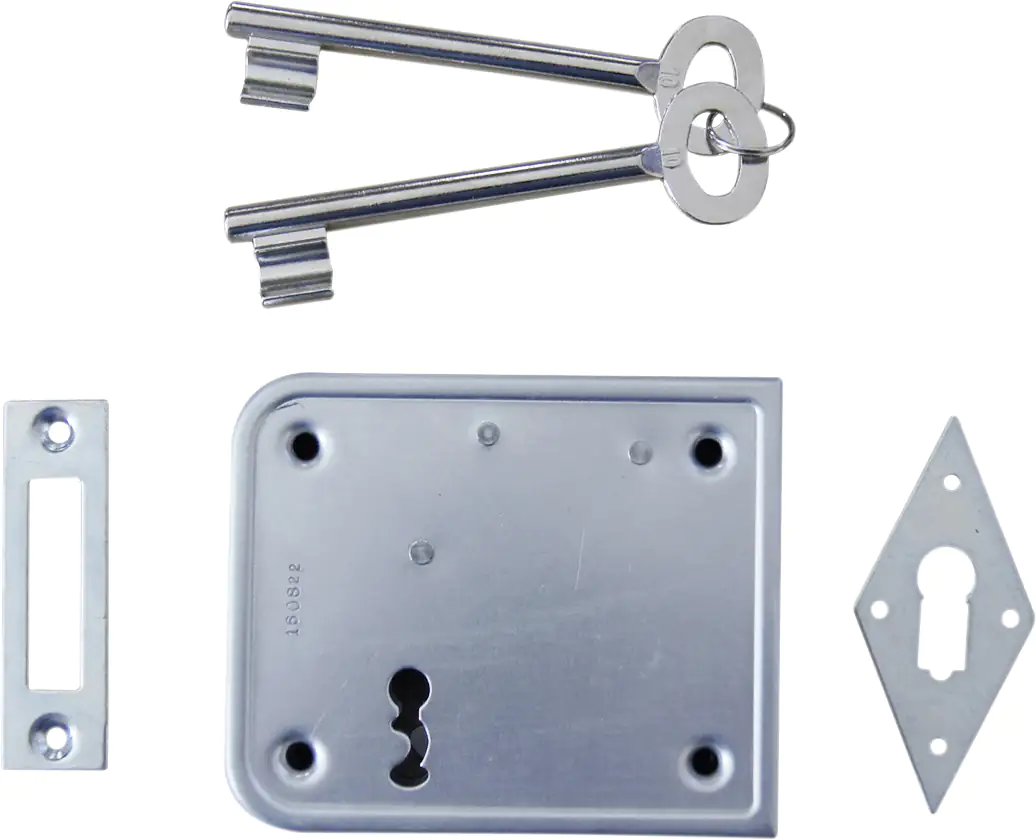 Alpertec Kastenriegelschloss Dornmaß 70 mm