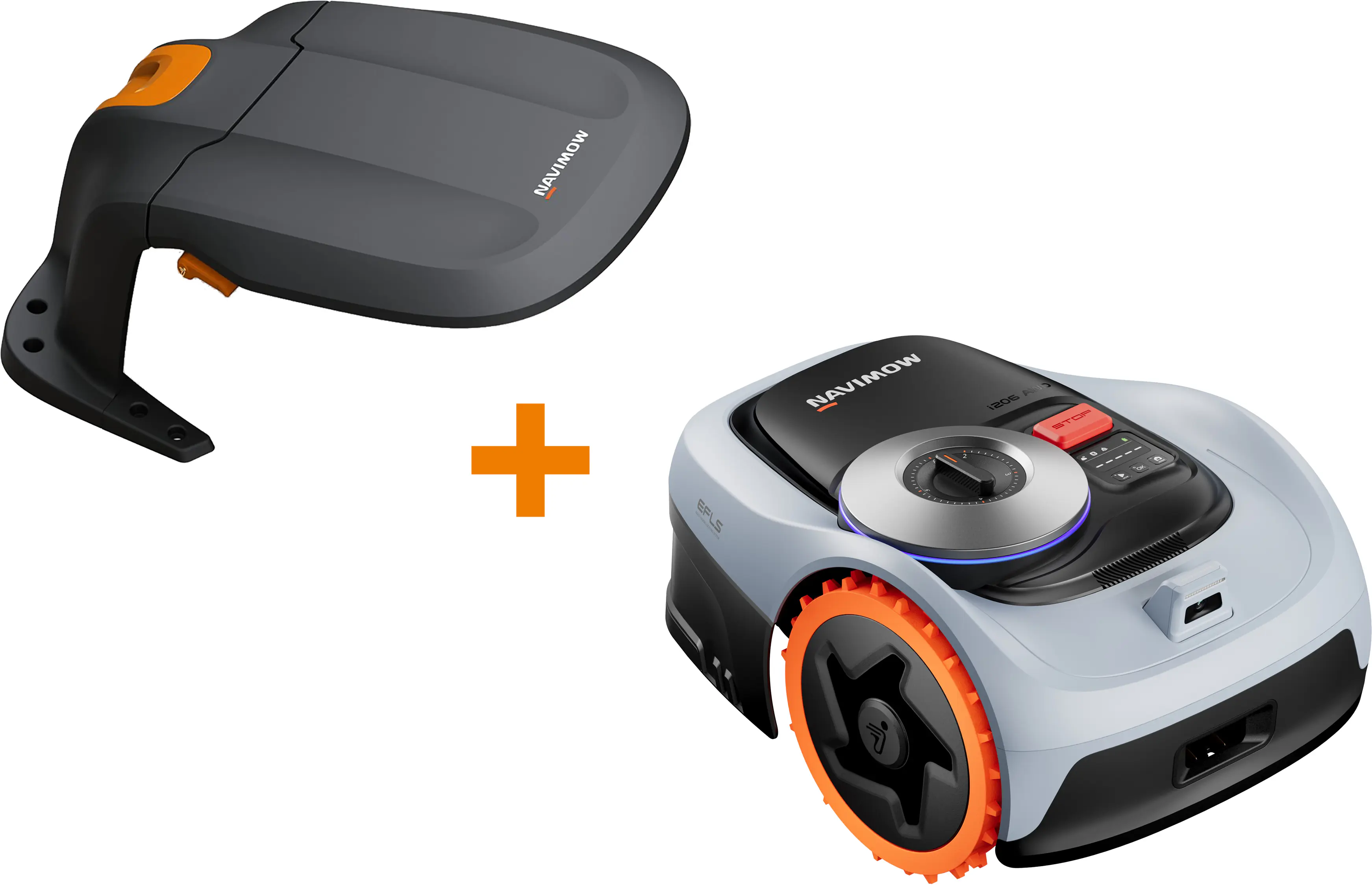 Segway Mähroboter Navimow i206E AWD 21,6 V 18 cm Schnittbreite 600 m² inkl. Garage