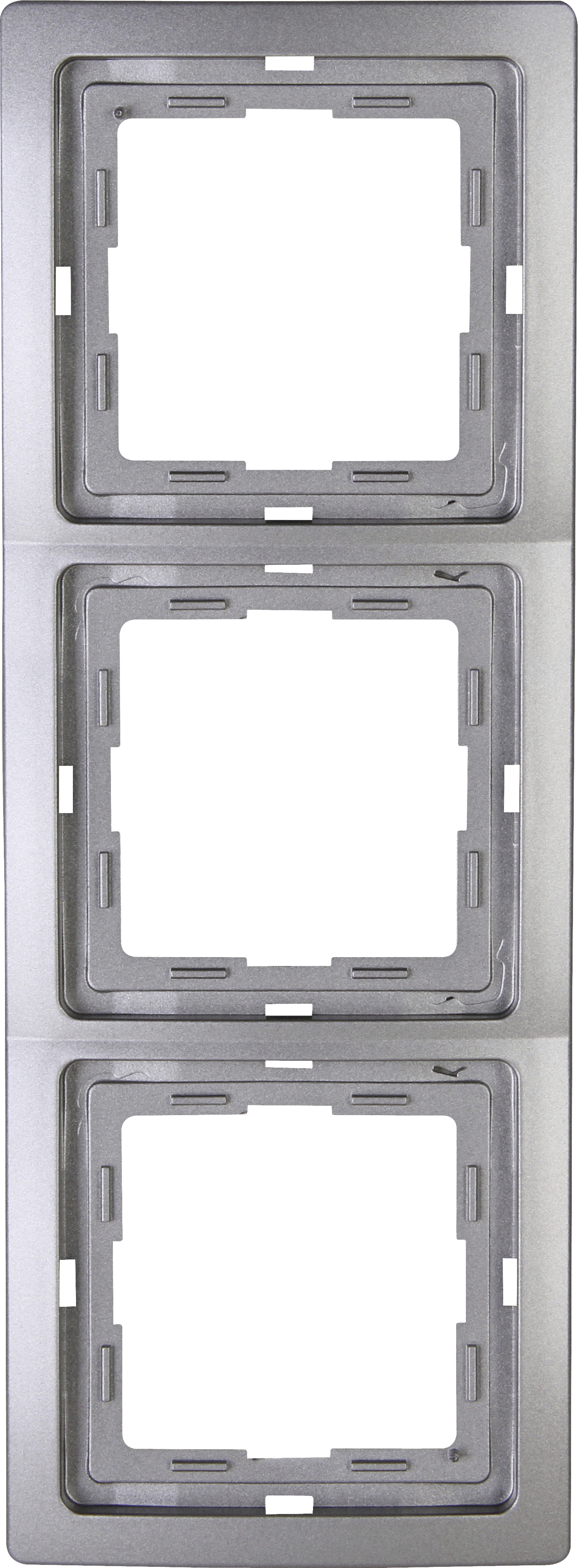 Kopp Abdeckrahmen 3-fach Venedig, platin, 400343064