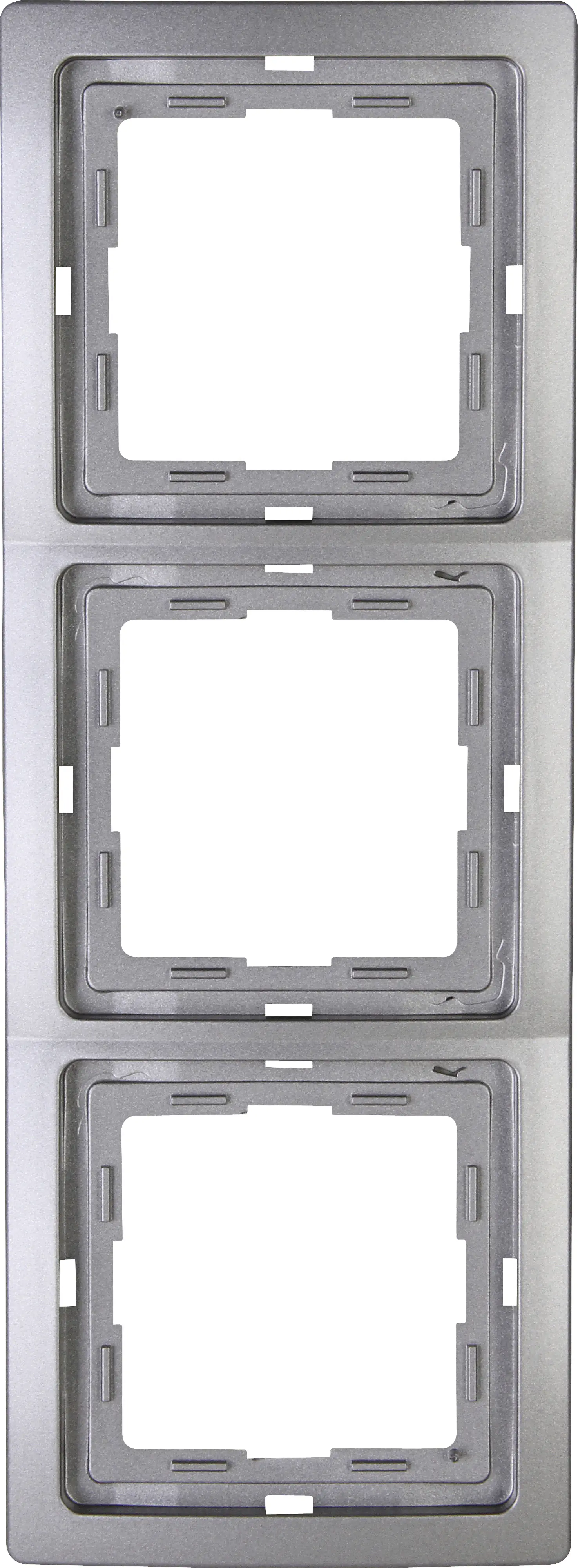 Kopp Abdeckrahmen 3-fach Venedig, platin, 400343064