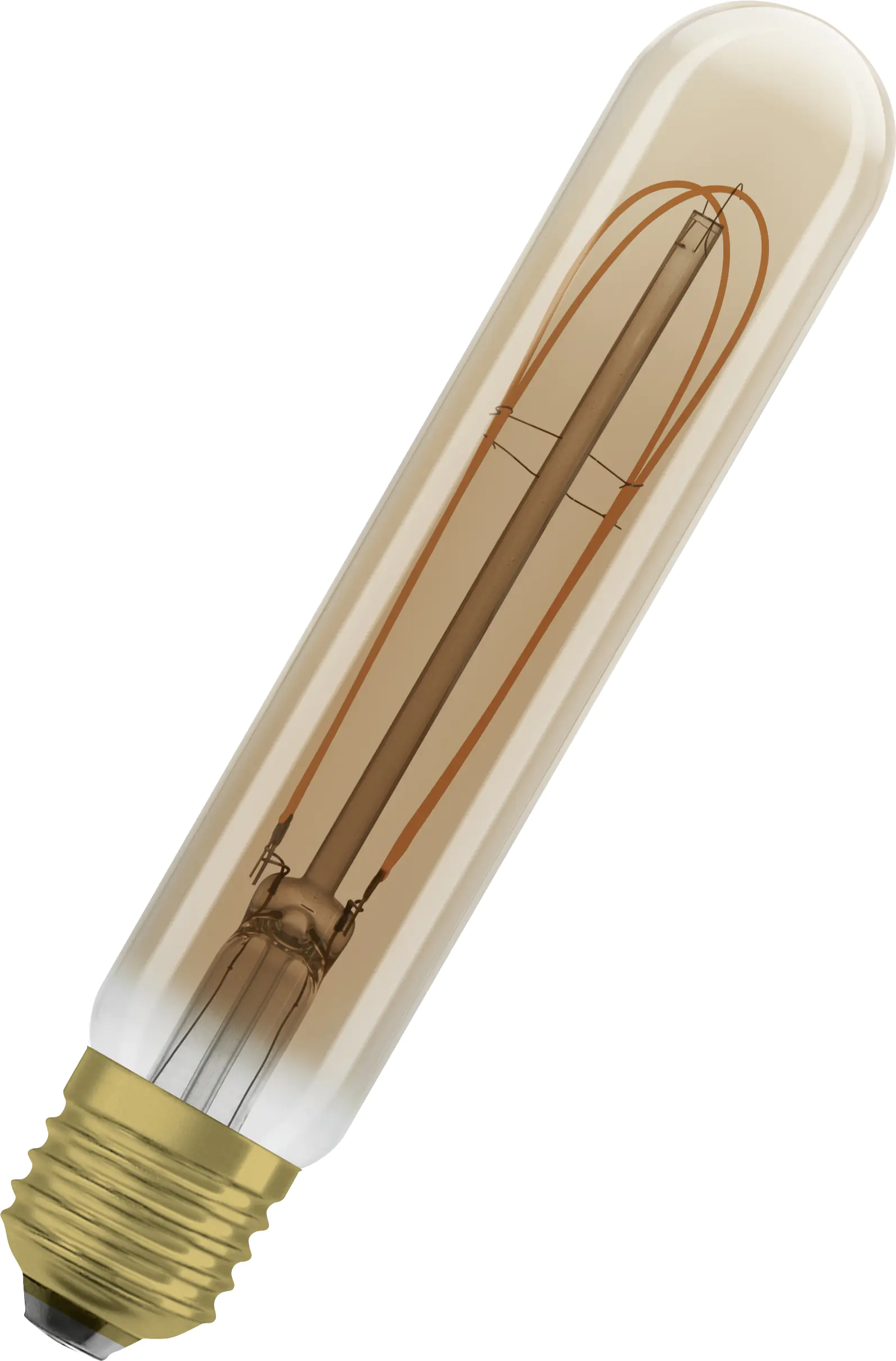 Osram LED Leuchtmittel Kolben E27 4,8 W warmweiß braun