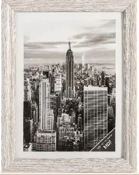 Bilderrahmen Riga grau, 18 x 24 cm