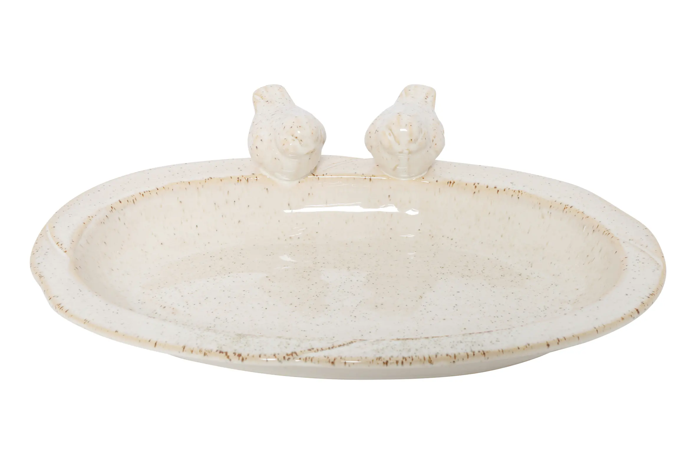 Flamingo Vogelfutterschale Lissa 27 x 19,5 x 7,3 cm weiß