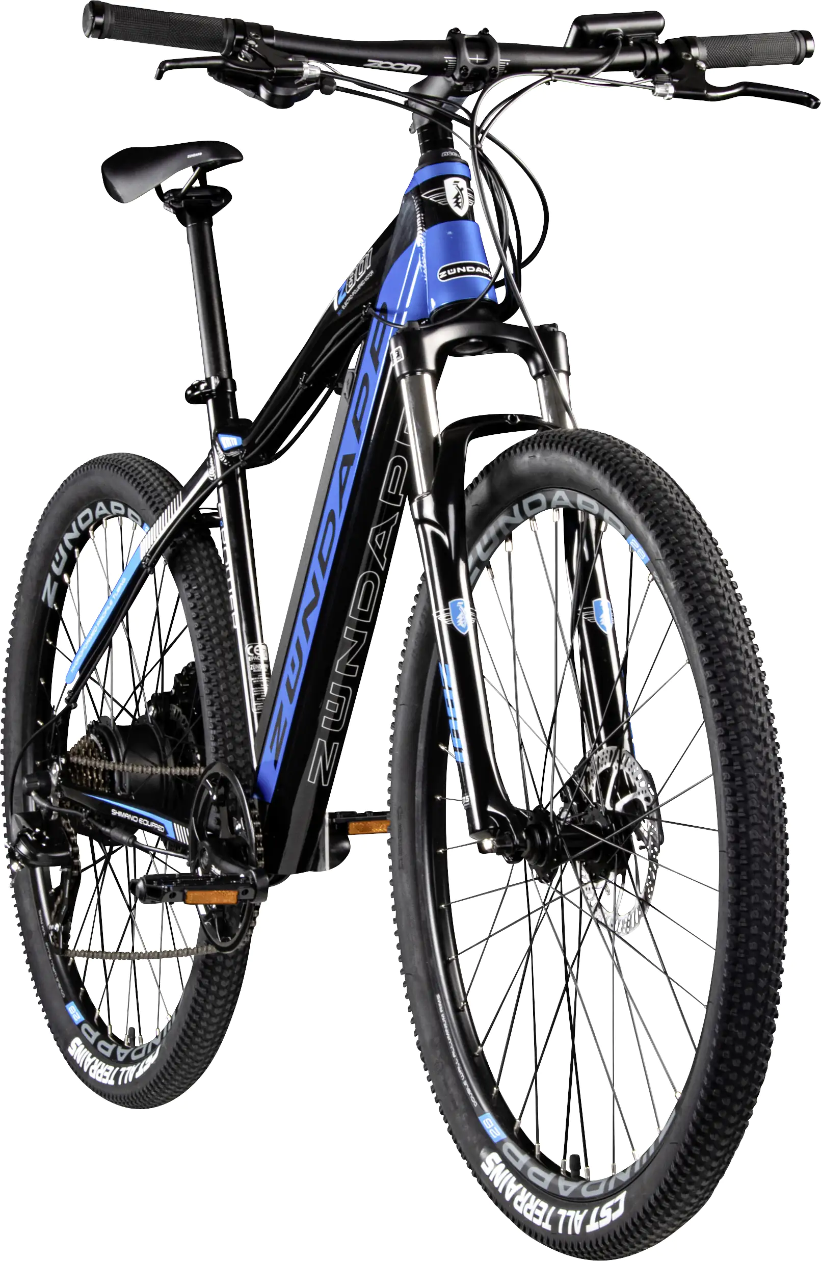 Zündapp E-Bike MTB Z801 27,5 Zoll 21-Gang 417 Wh schwarz blau