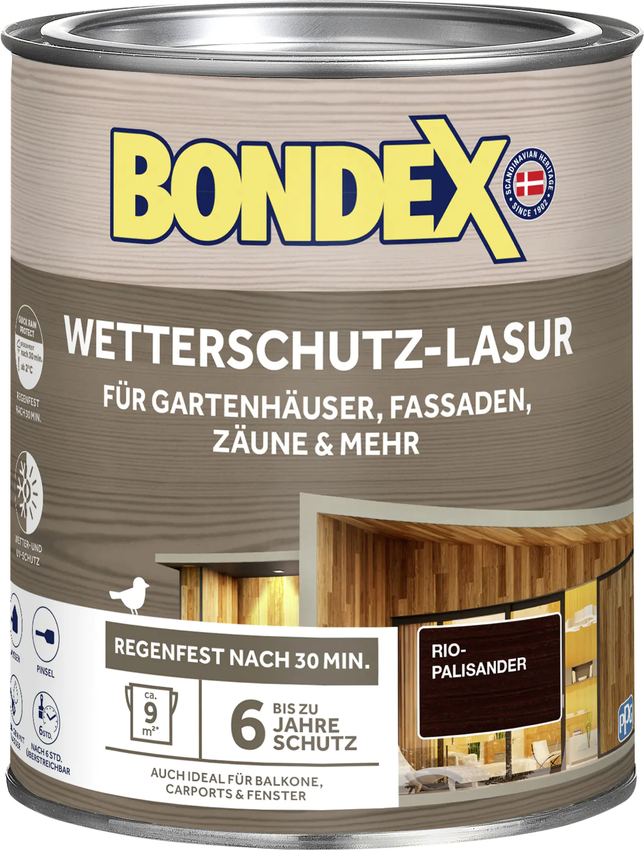 Bondex Wetterschutzlasur 0,75 L rio palisander