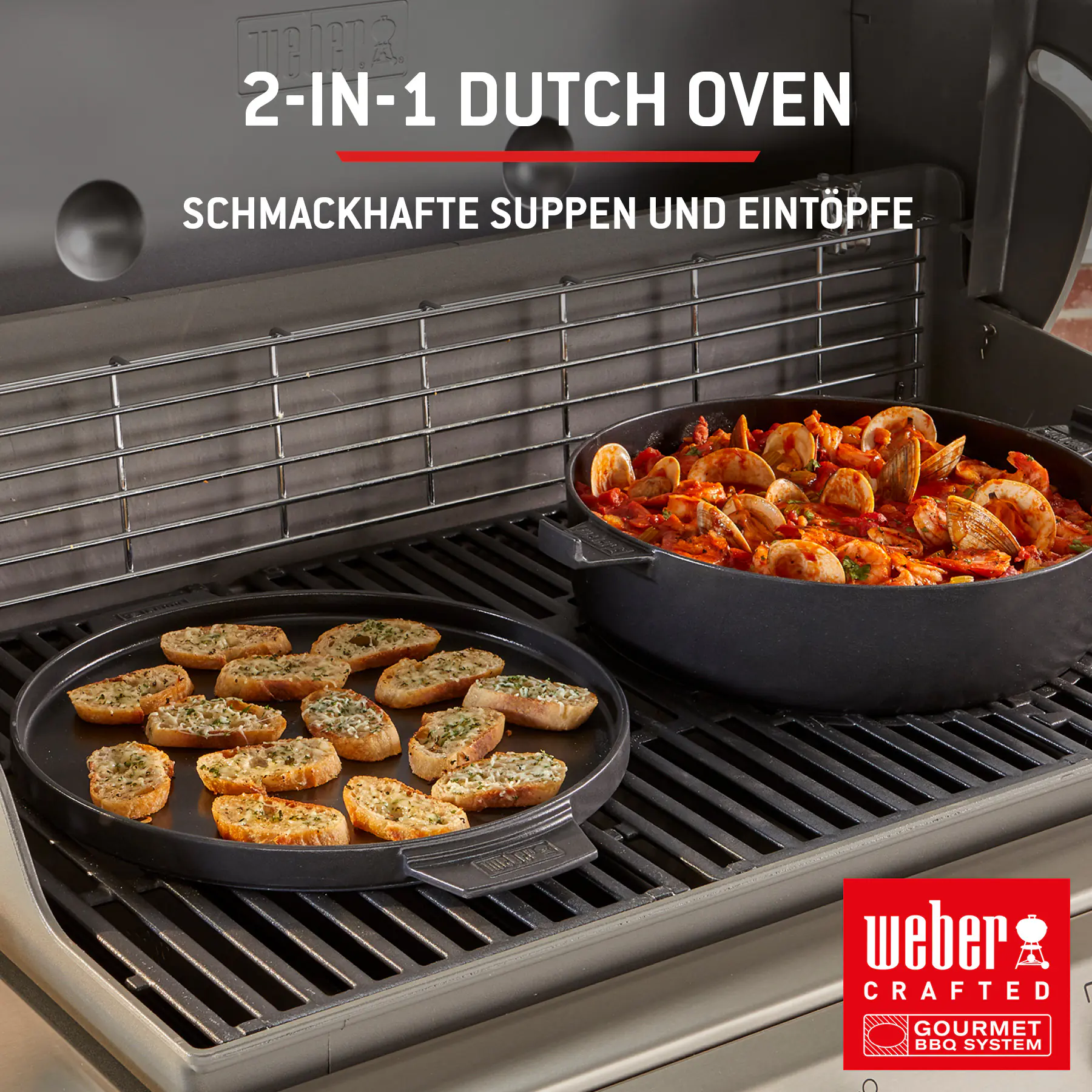 Weber Gasgrill Spirit E210 Grillfläche: 52 x 45 cm 