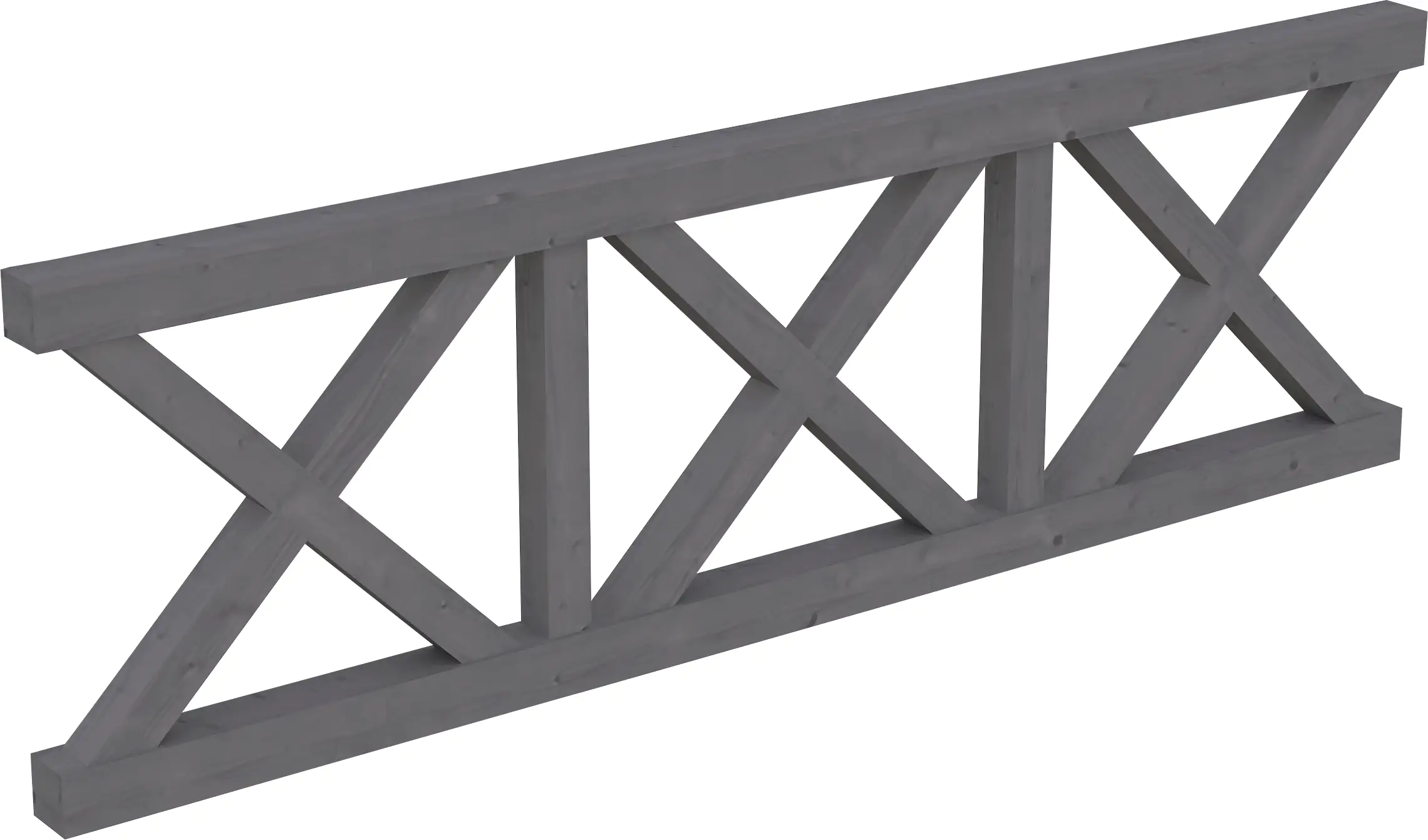 SKAN HOLZ Brüstung Andreaskreuz 270 x 84 cm Fichte SKAN HOLZ Brüstung Andreaskreuz 270 x 84 cm Fichte