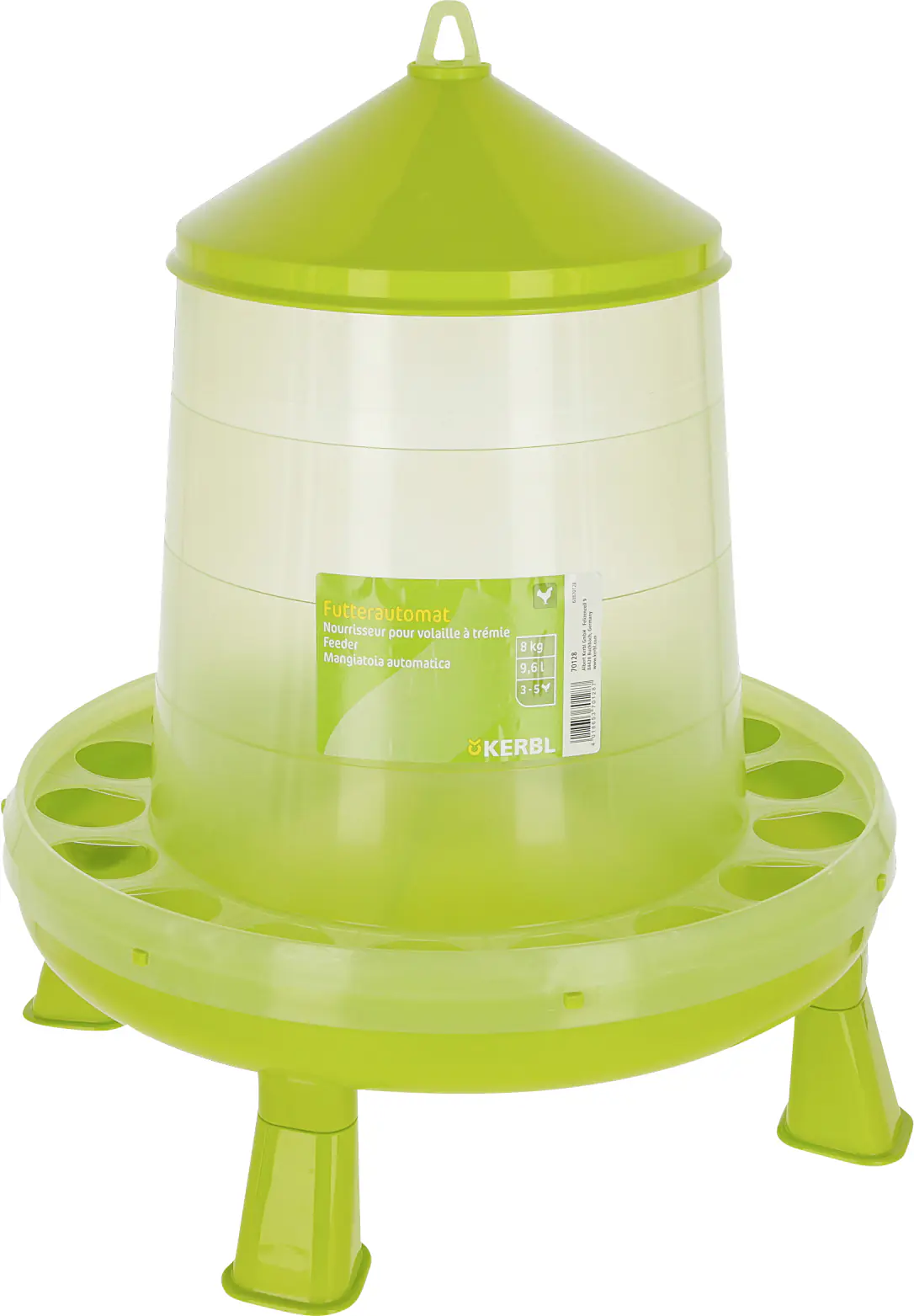 Kerbl Futterautomat für 8kg mit Füßen