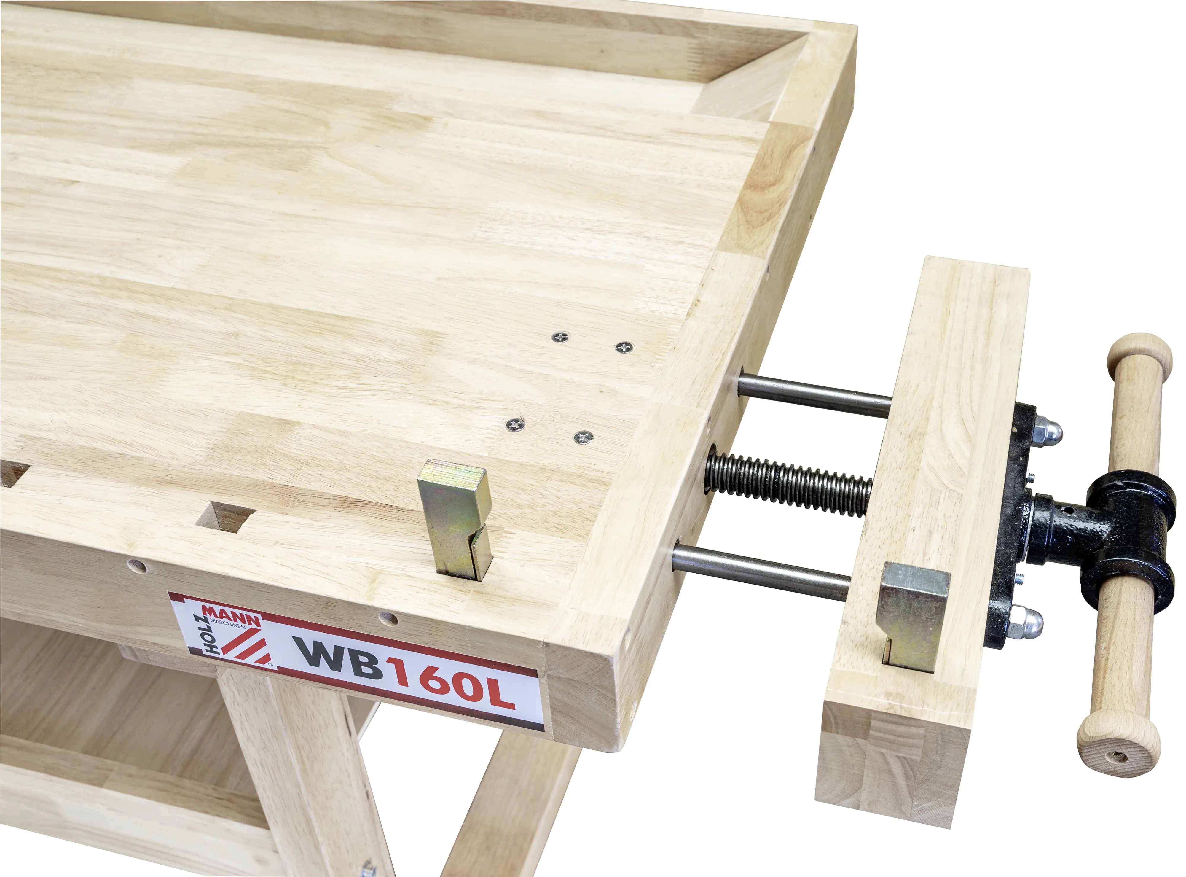 Holzmann Werkbank WB160L inkl. 2 Metallbankhaken