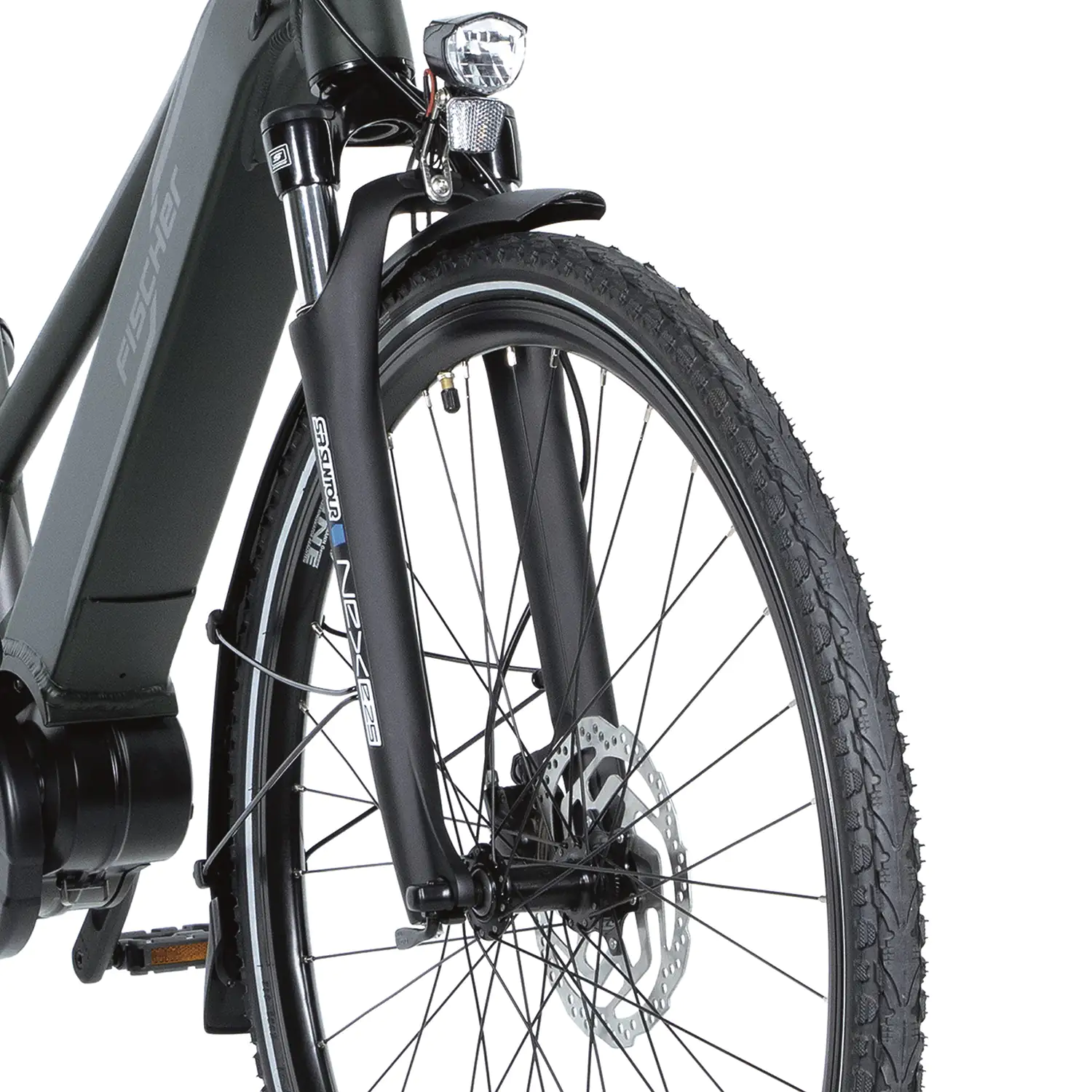 4008153615672_3 Fischer E-Bike Trekking Viator 4.0i-S2 Damen 28 Zoll 9-Gang 418 Wh olivgrün matt 61567