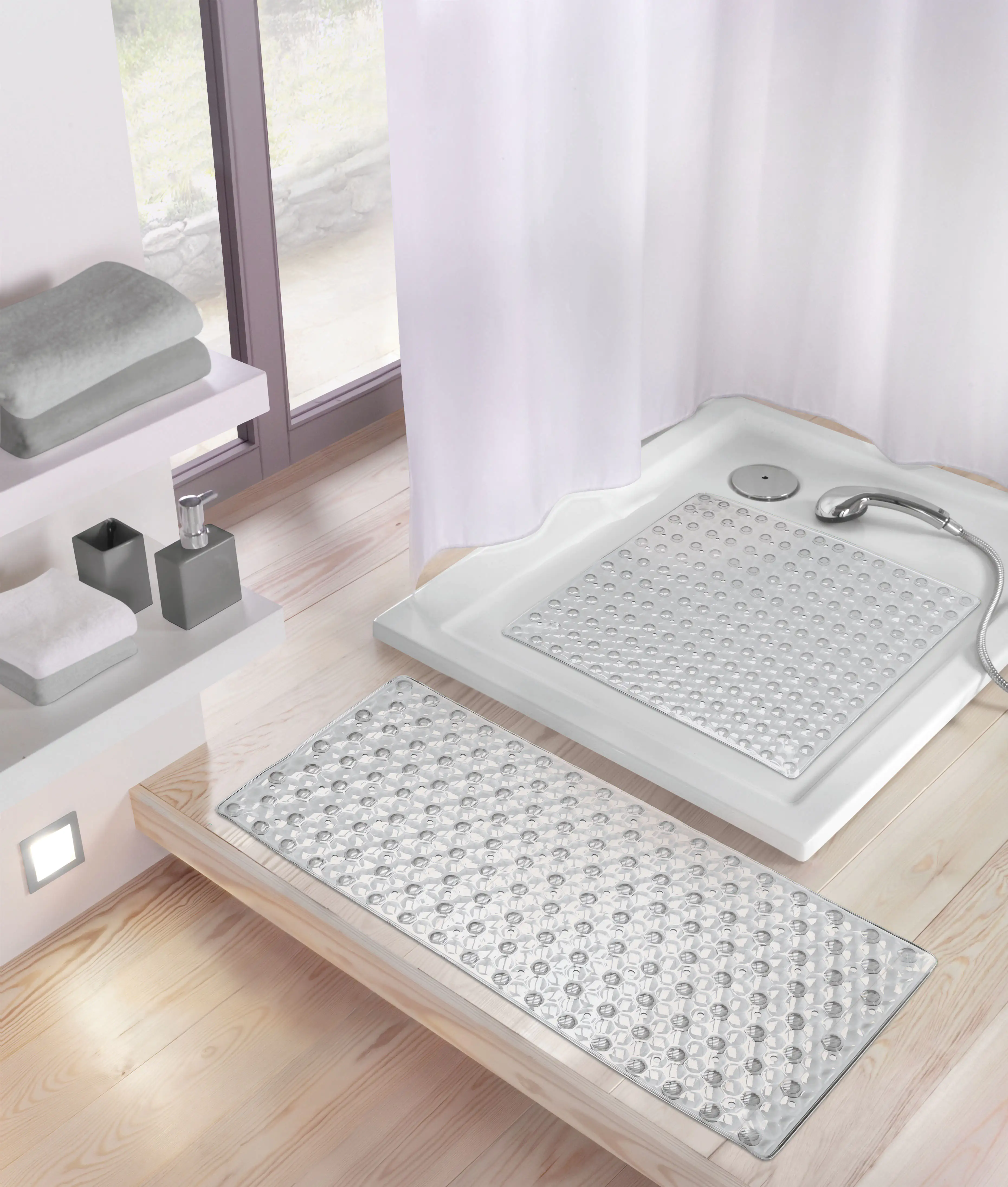 Kleine Wolke Wanneneinlage Honey 36 x 80 cm, clear