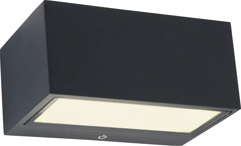 Lutec LED Außenwandleuchte Gemini anthrazit Up- & Downlight