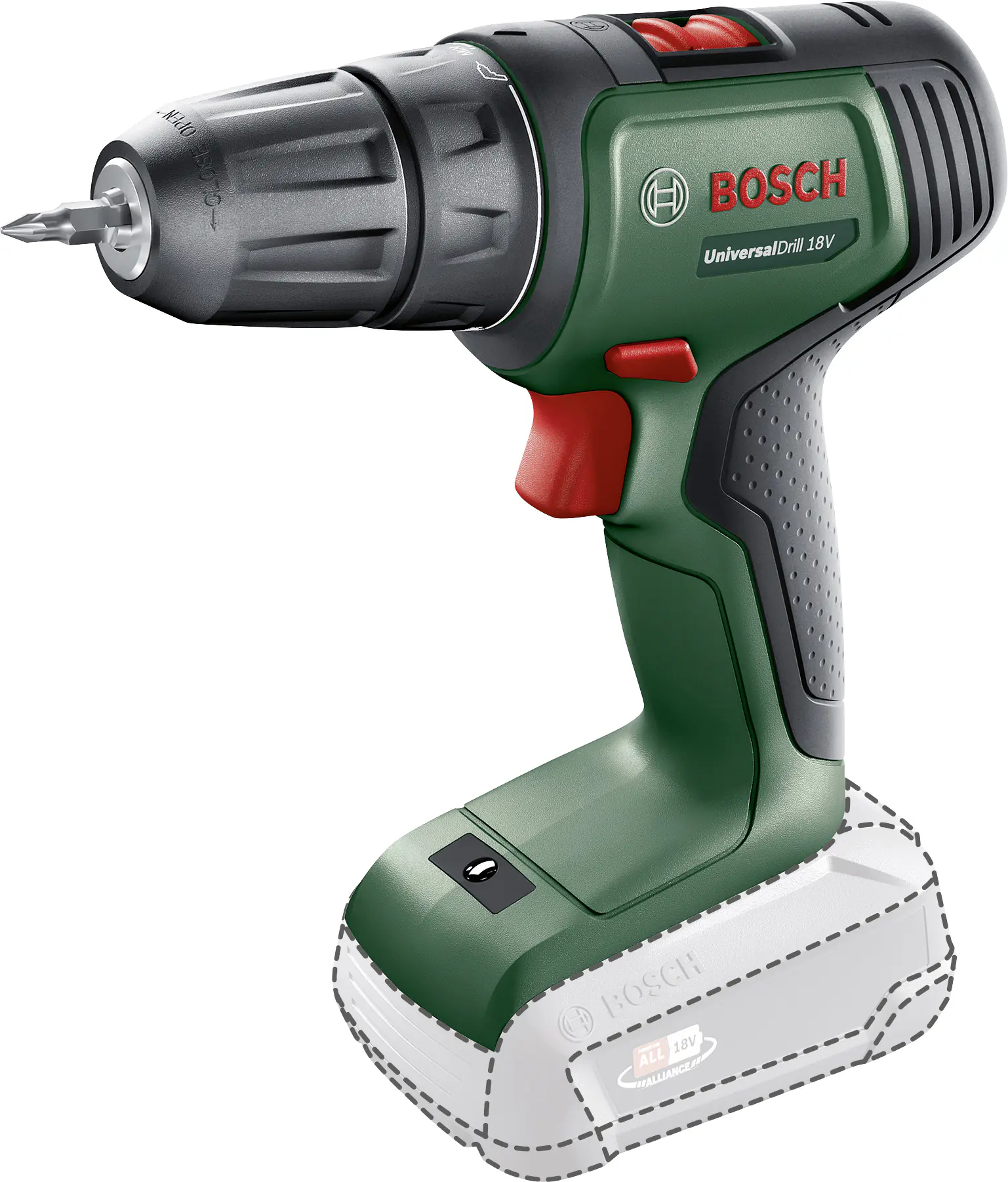 Bosch Akku-Bohrschrauber UniversalDrill 18 V 1,5  Ah Solo