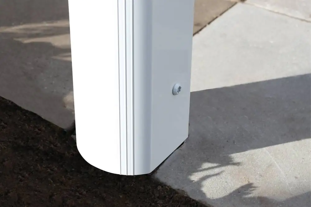 SKAN HOLZ Terrassenüberdachung Garda 434 x 257 cm Aluminium Weiß