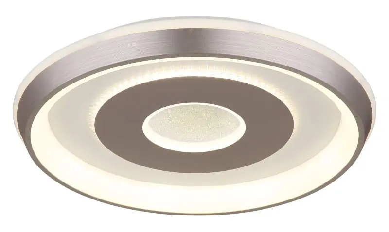 Globo Deckenleuchte Williamson 49 x 7 cm (Ø x H) weiß matt warmweiß-kaltweiß