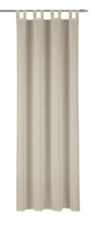 Sehlbach Schlaufenschal mit Gardinenband 135 x 245 cm creme