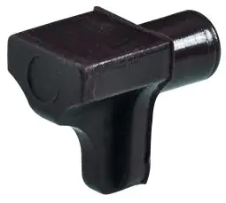 Hettich Bodenträger braun 6 mm Kunststoff, 20 Stück