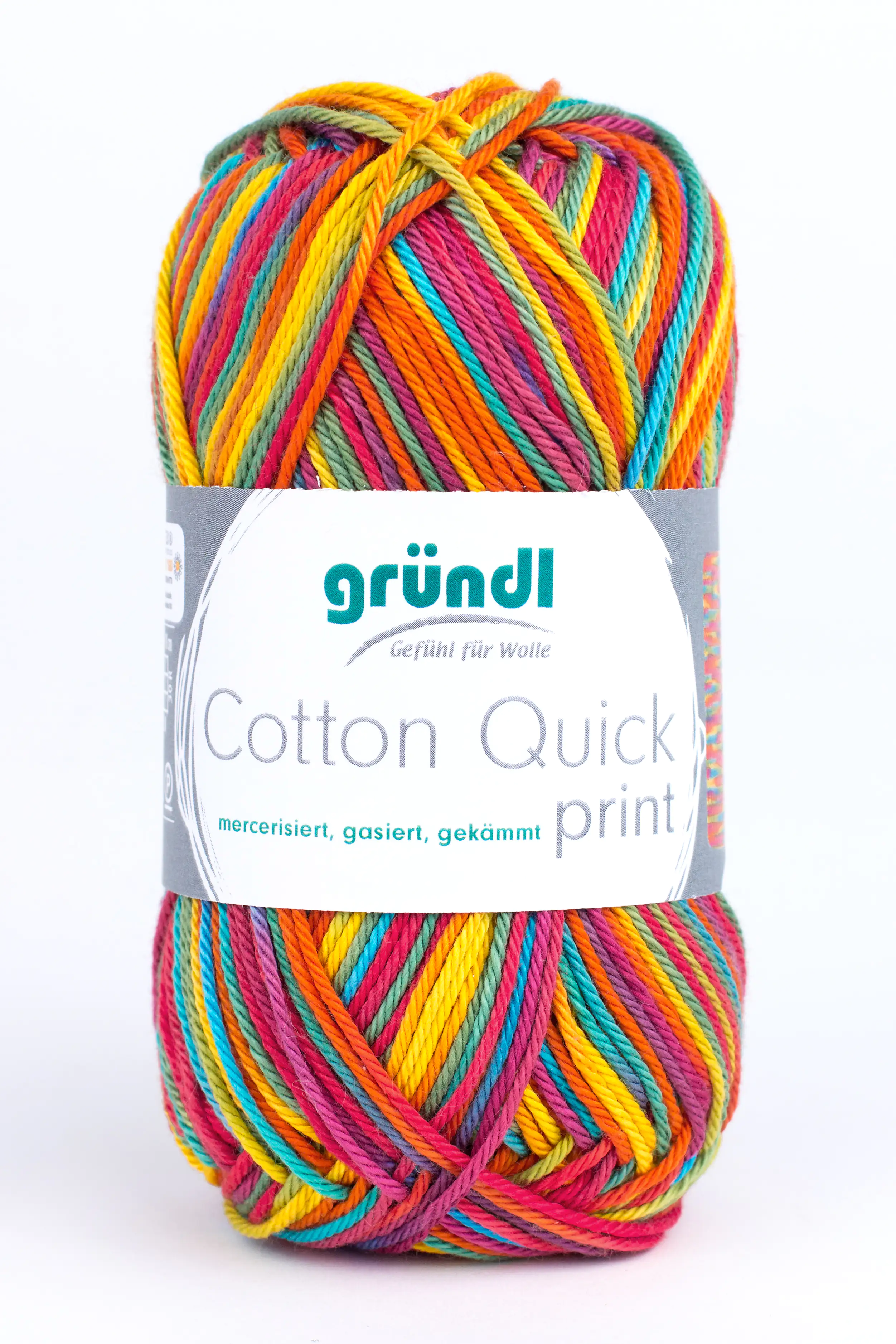 Gründl Wolle Cotton Quick print 50 g carneval multicolor