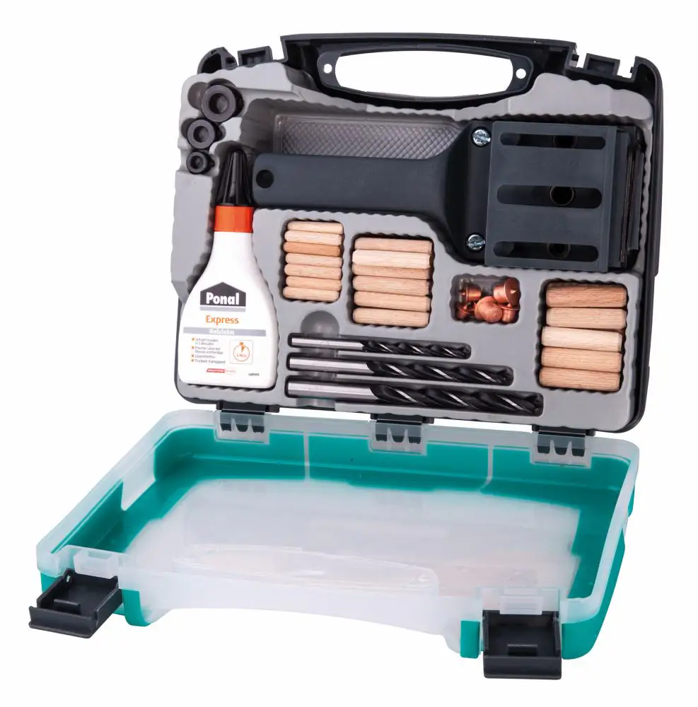 Wolfcraft Sortimentsbox Holzdübel 78 teilig Wolfcraft Sortimentsbox Holzdübel 78 teilig