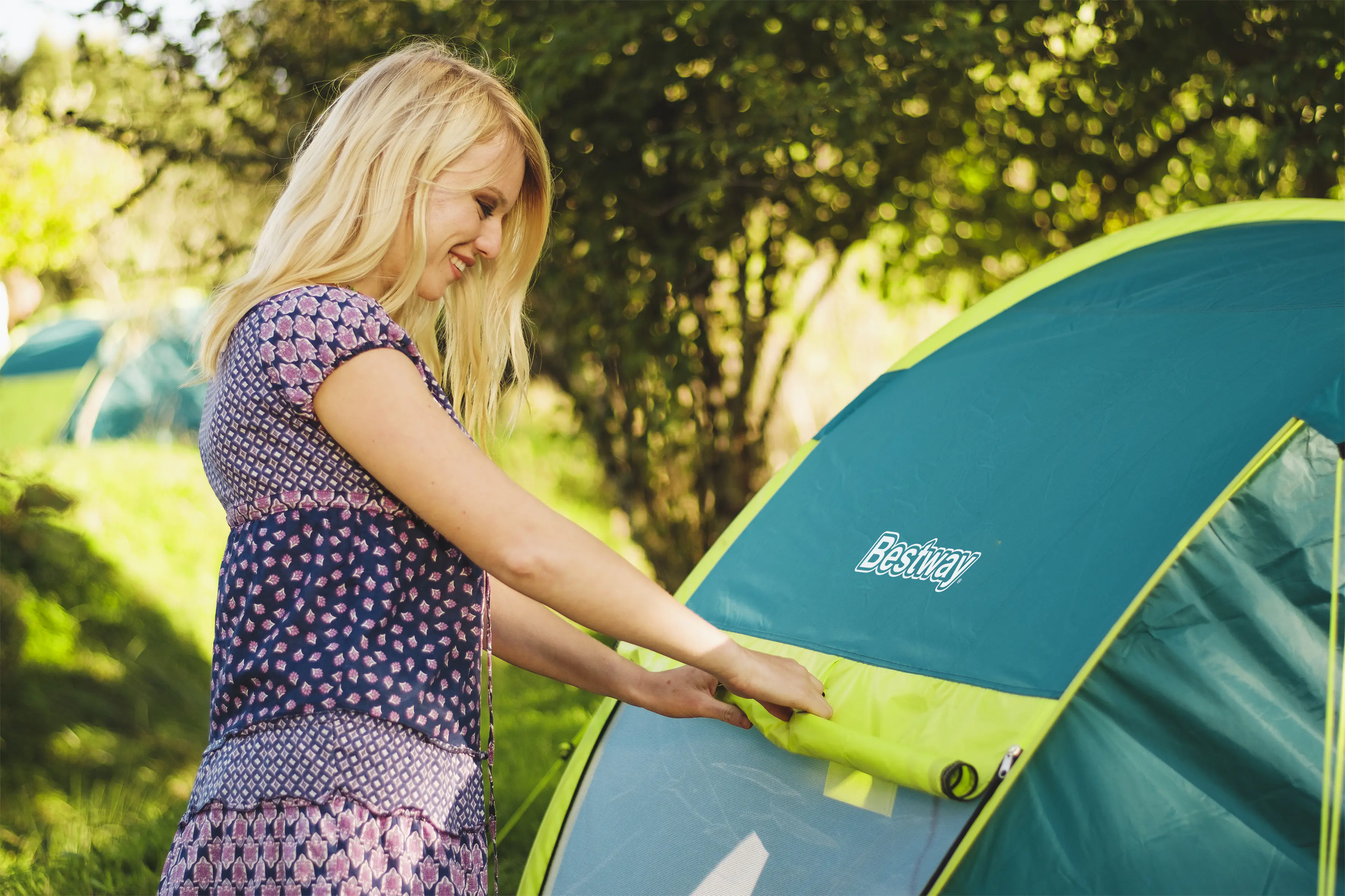 Bestway 4-Personen-Zelt Cool Mount 4 grün 240 x 210 x 100 cm Bestway 4-Personen-Zelt Cool Mount 4 grün 240 x 210 x 100 cm