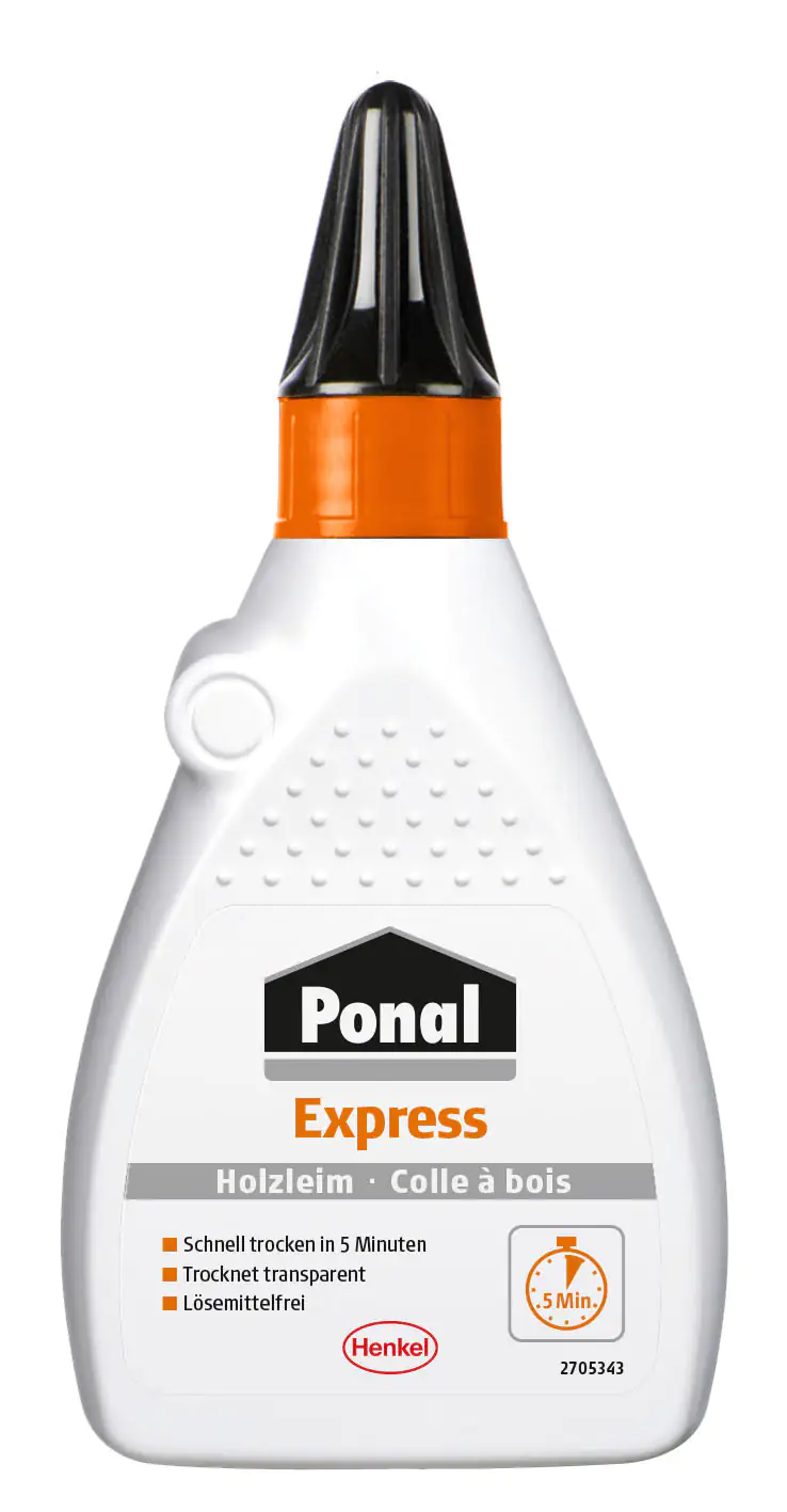 Ponal Holzleim Express 120 g Flasche, transparent