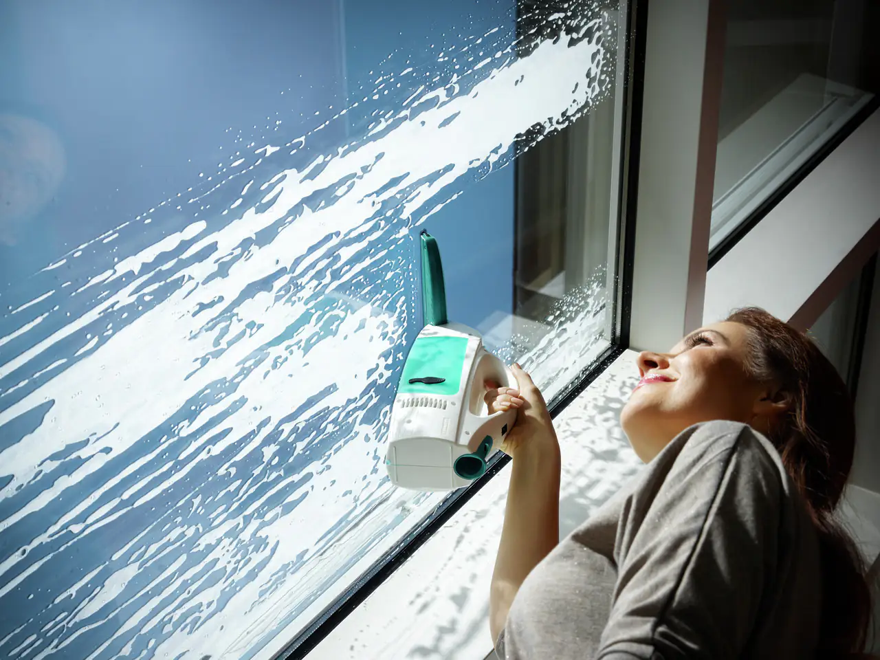 Leifheit Fenstersauger Dry&Clean Li-lonen-Akku 28 cm 100 ml Leifheit Fenstersauger Dry&Clean Li-lonen-Akku 28 cm 100 ml