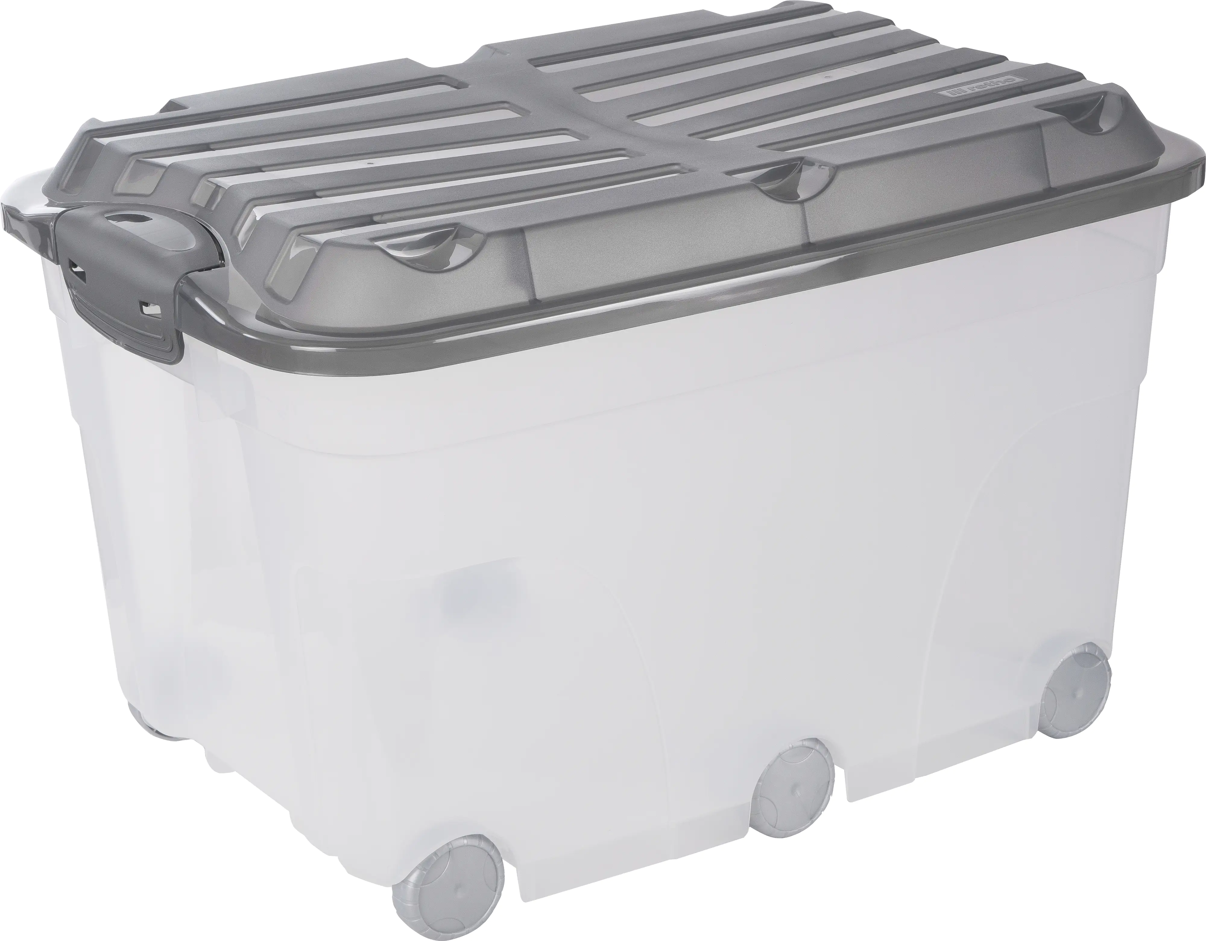 Rotho Aufbewahrungsbox Roller 6 mit Rollen und Deckel 57 L anthrazit Rotho Aufbewahrungsbox Roller 6 mit Rollen und Deckel 57 L anthrazit