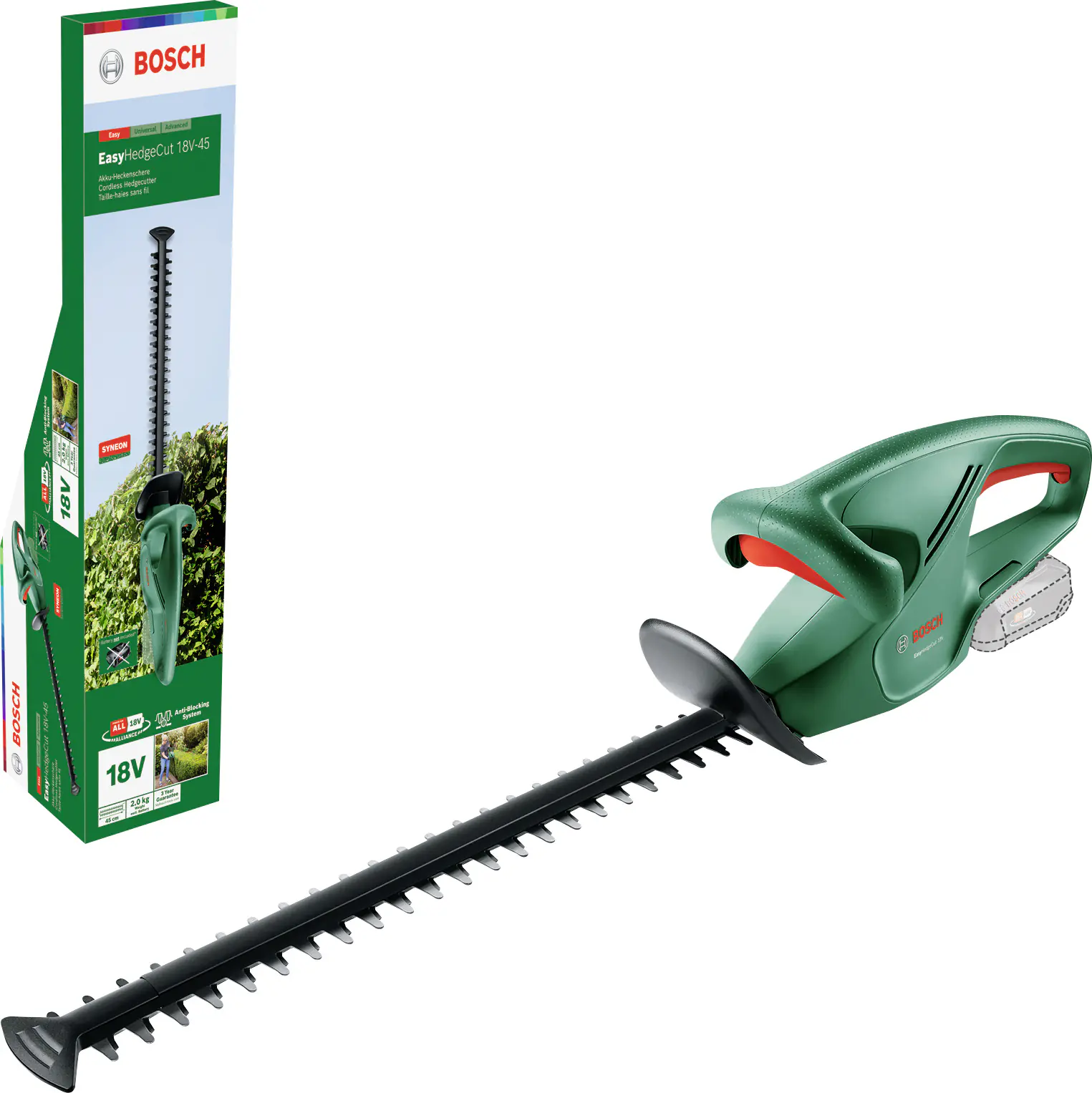 Bosch Akku-Heckenschere EasyHedgeCut 18-45 18V 2,0 Ah Solo Bosch Akku-Heckenschere EasyHedgeCut 18-45 18V 2,0 Ah Solo