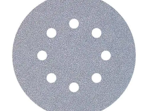 Wolfcraft Haftscheiben K180 125 mm für Exzenterschleifer 5 Stück