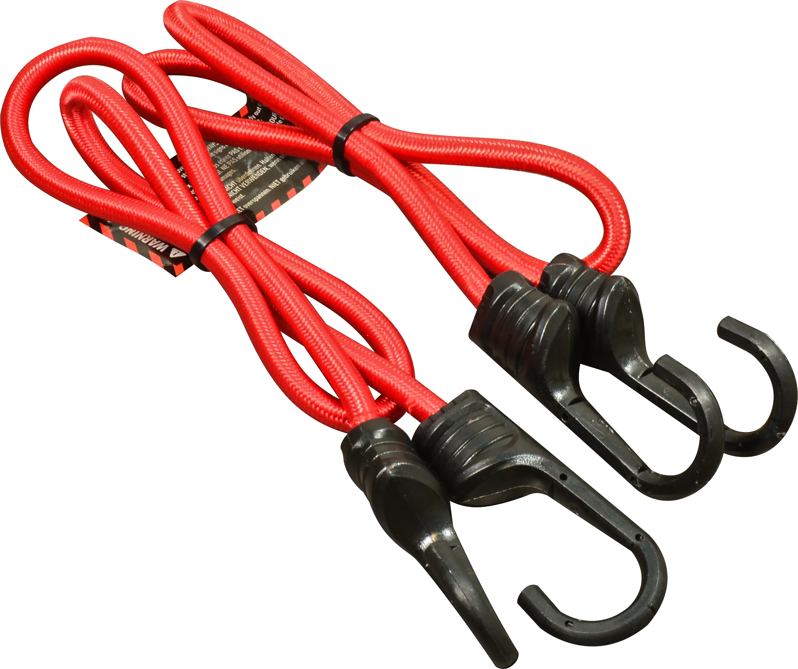 QUICKLOADER® Gummiseil Bungee 8 mm x 80 cm 2 Stück rot