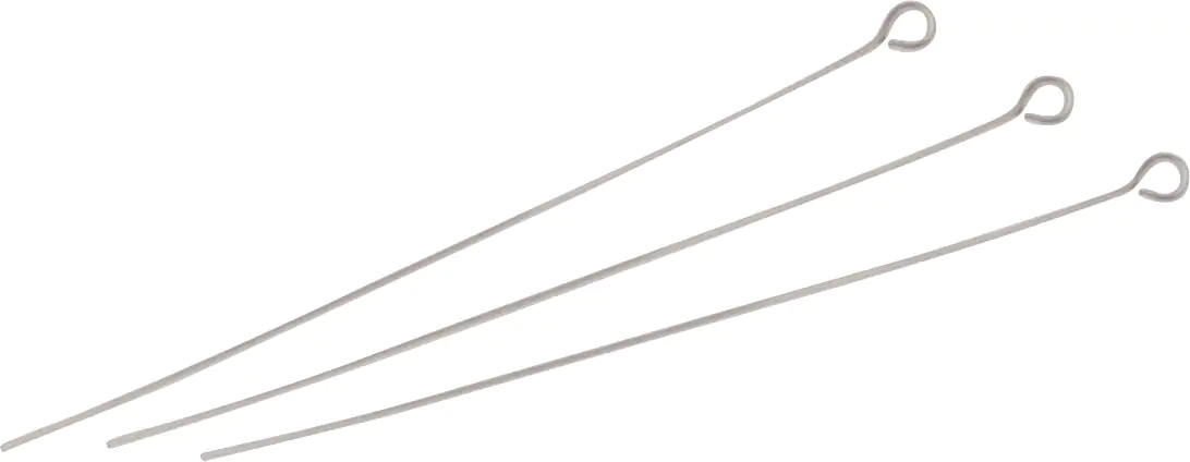 Glorex Kettel Stifte 60 mm 10 Stück, silberfarben