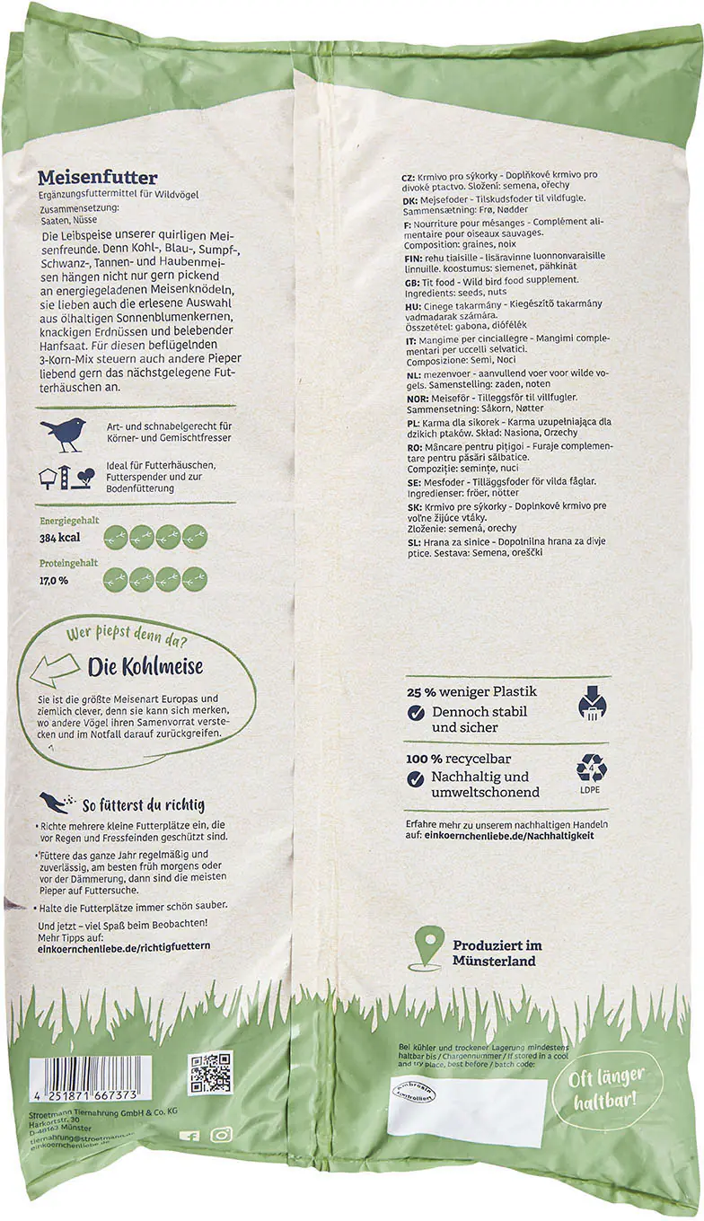 Elles Wildvogelfutter Meisenfutter 2,5 kg