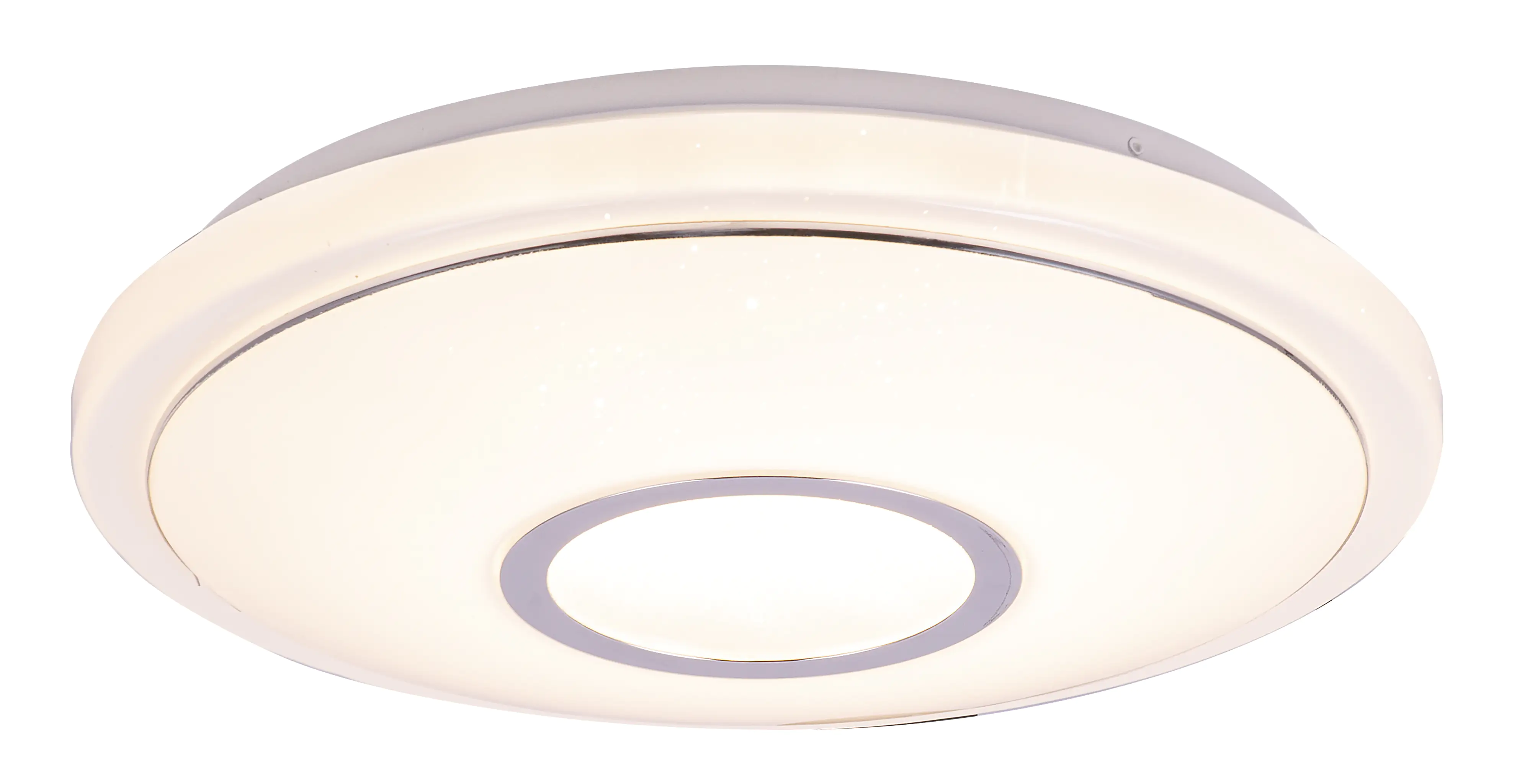 9007371386499_9 Globo LED Deckenleuchte Connor weiß Ø 40 cm mit Sternenhimmel