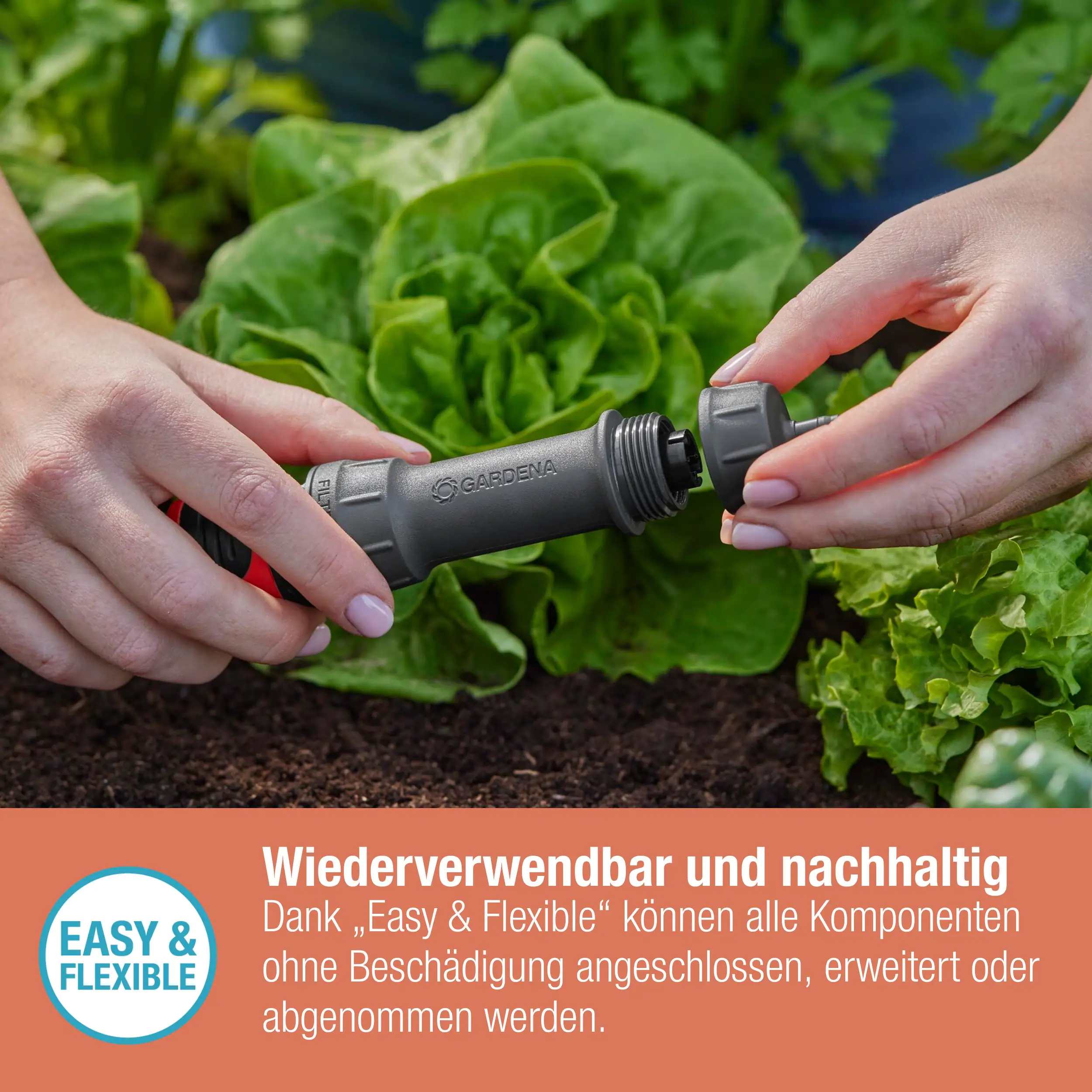 Gardena Hahnanschluss, 4,6 mm (3/16") Gardena Hahnanschluss, 4,6 mm (3/16")