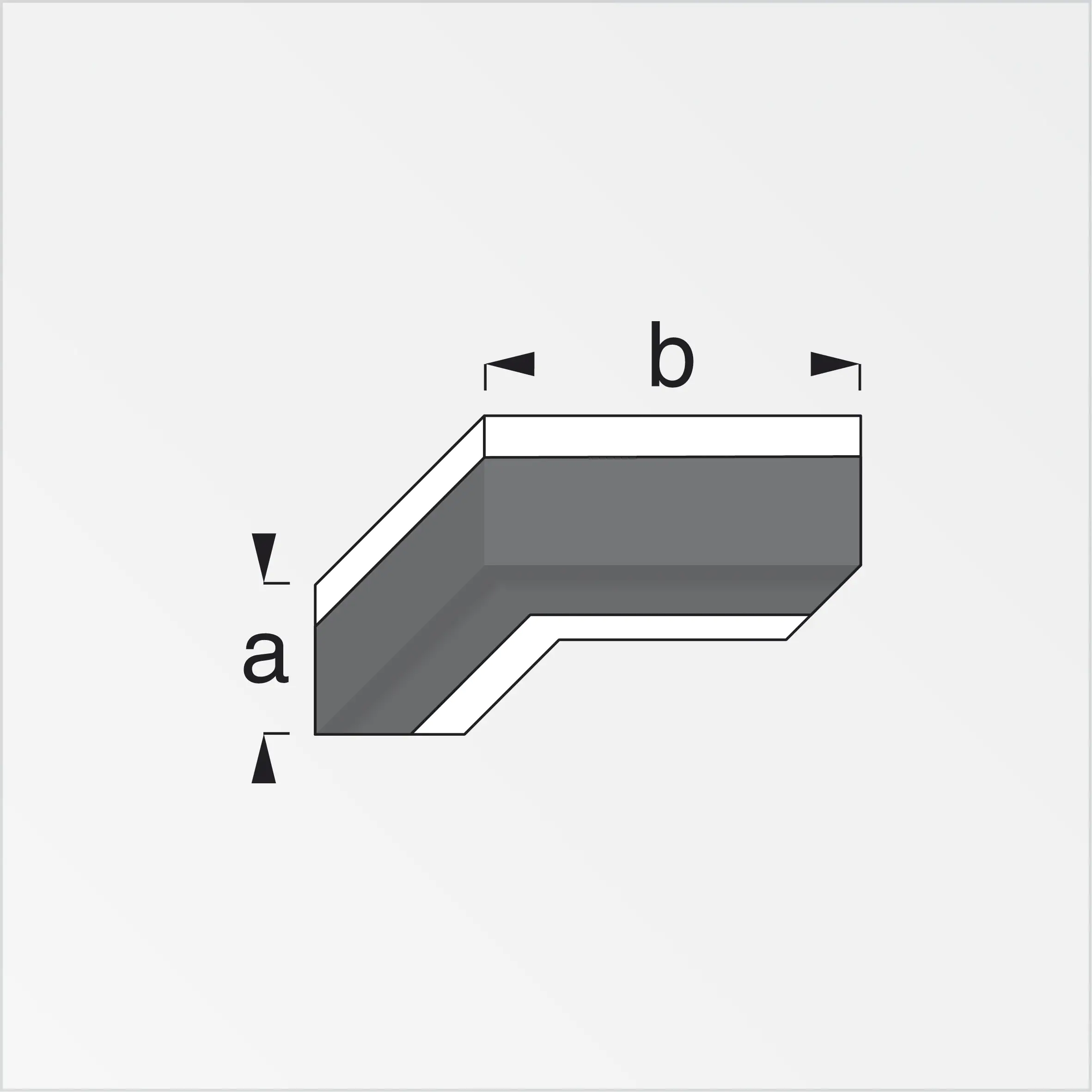 alfer Innenecken 60 mm 60 x 135 mm PVC (Kunststoff) glatt grau alfer Innenecken 60 mm 60 x 135 mm PVC (Kunststoff) glatt grau
