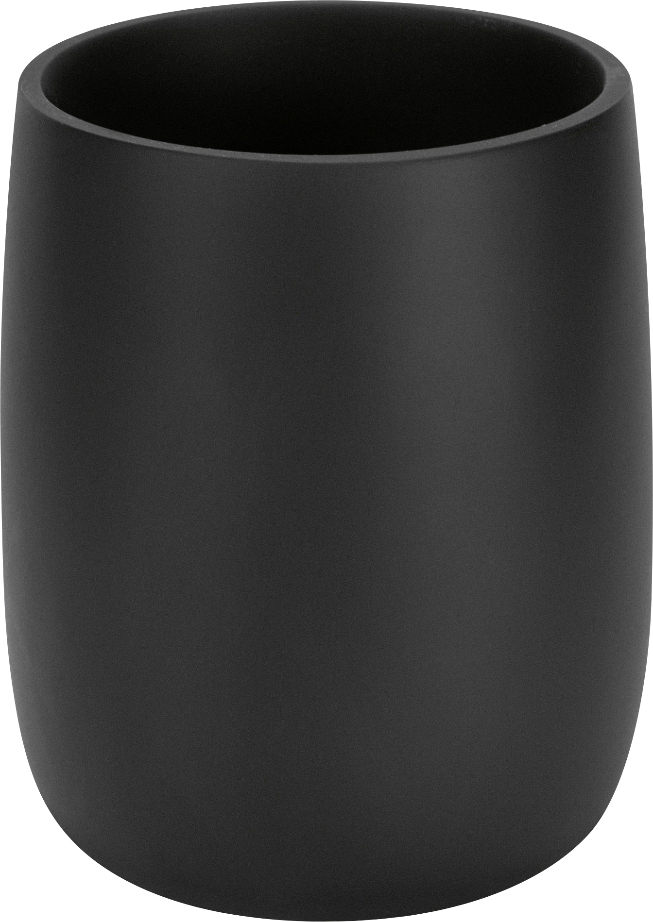 Kleine Wolke Zahnputzbecher Bonny schwarz, 8,5 x 10,0 cm