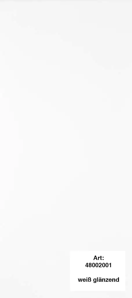 4001116480027 alfer Design-Platte 1000 x 600 mm PVC (Kunststoff) glatt weiss glänzend