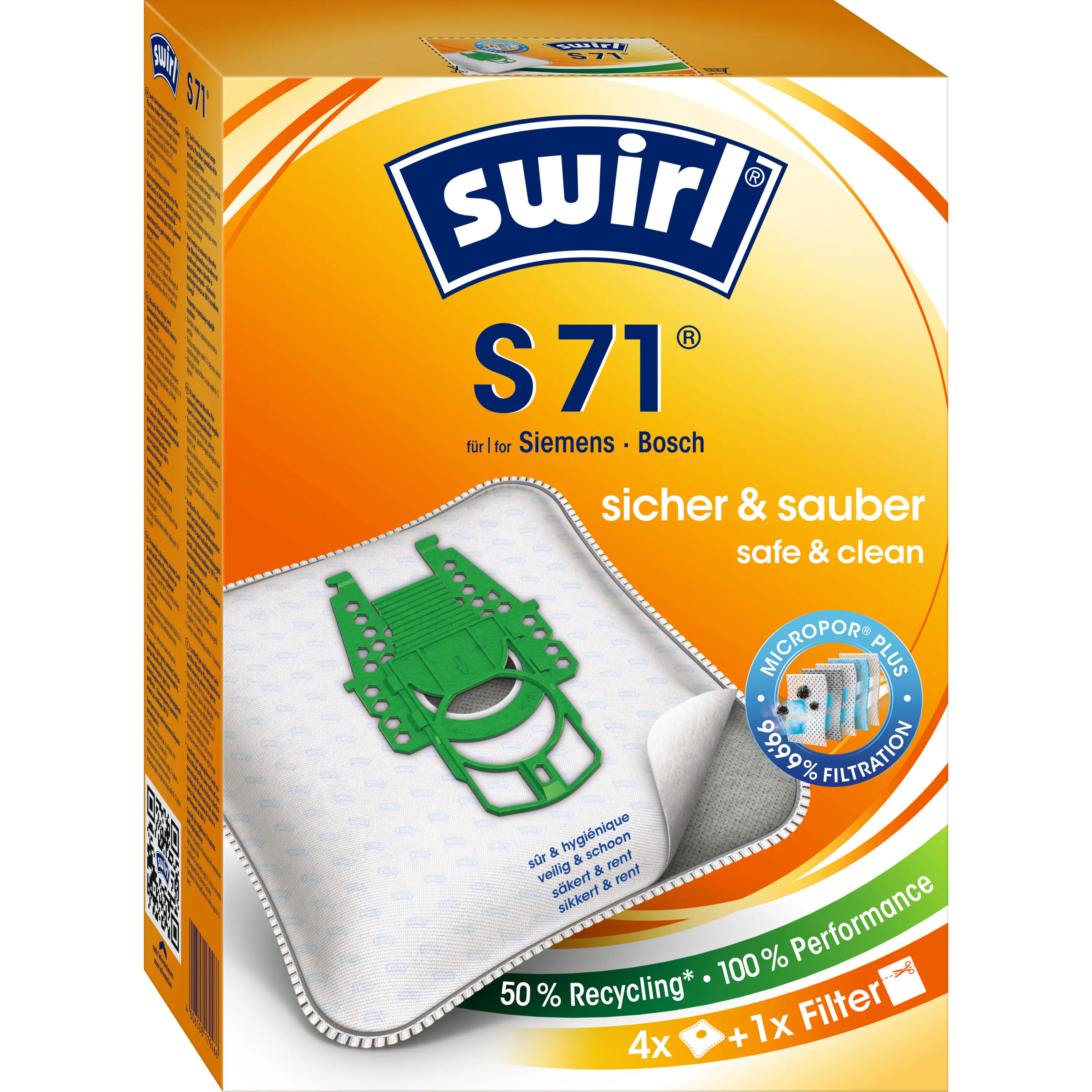 Swirl® S 71  MicroPor® Plus