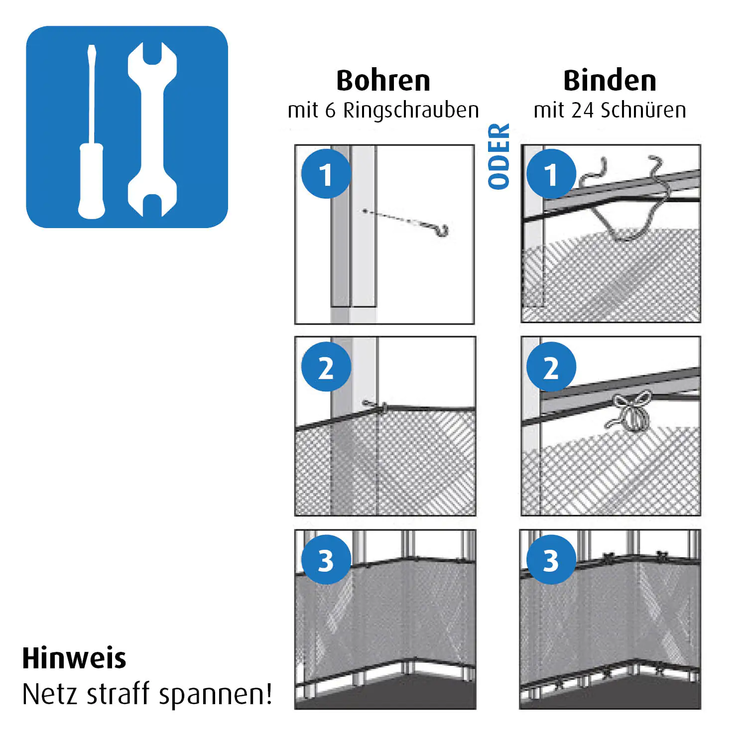 Reer Balkonnetz 294 x 94 cm