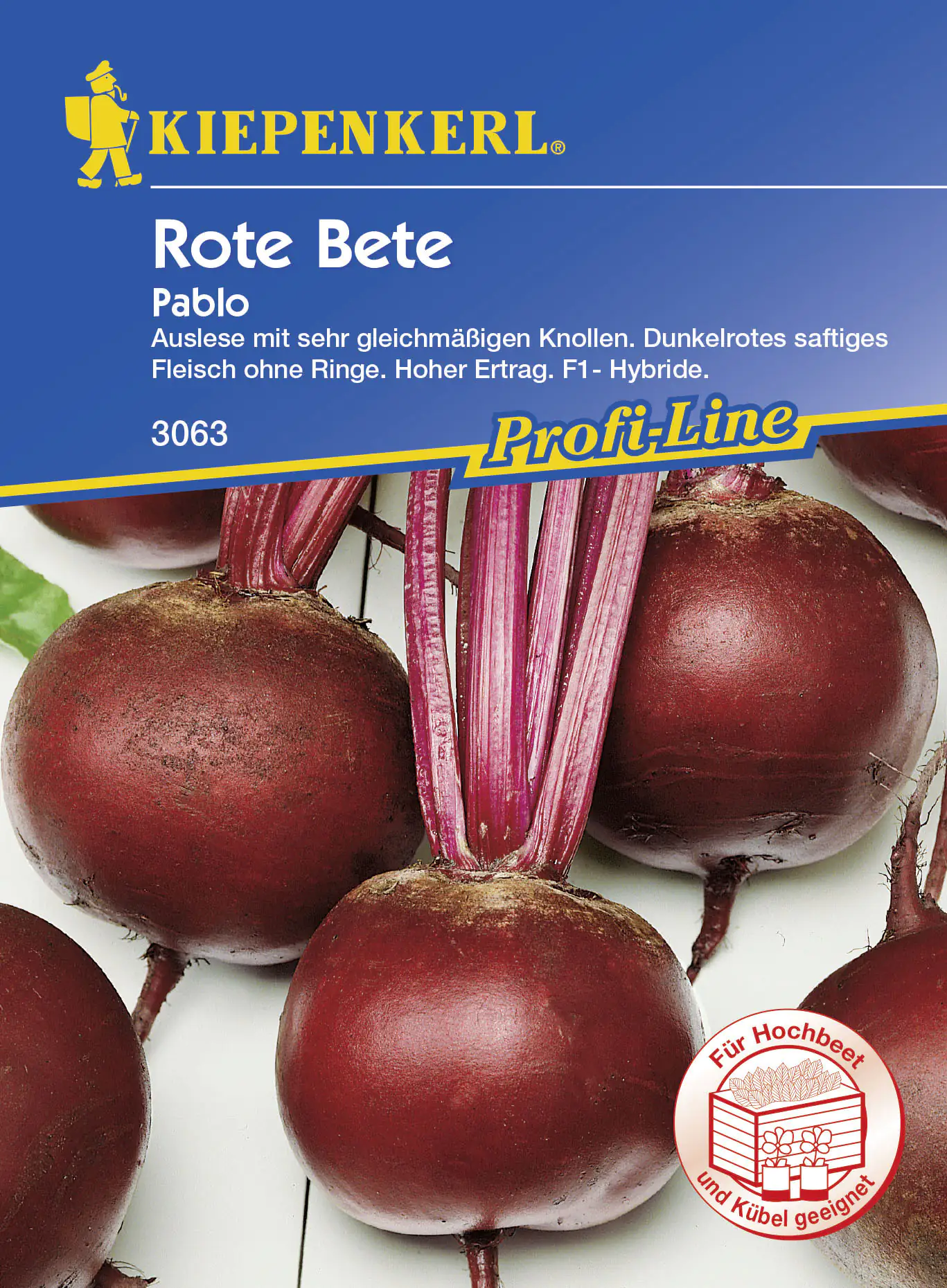 Kiepenkerl Rote Bete Pablo Beta vulgaris subsp. vulgaris, Inhalt: ca. 100 Pflanzen