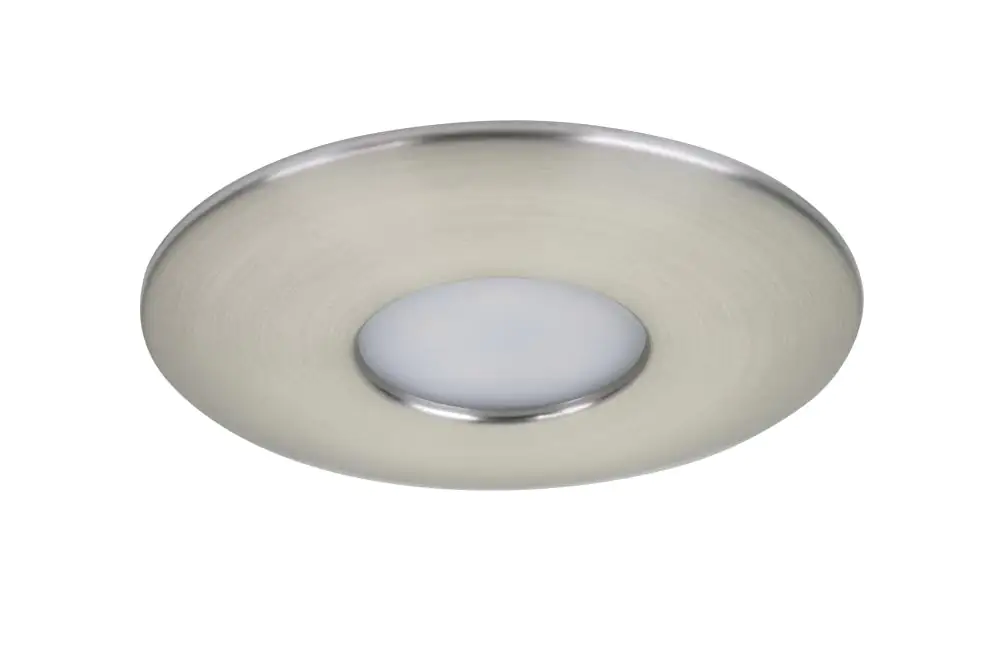 Briloner 3er Set LED Einbauleuchten Attach nickel- matt Ø 4,5 cm