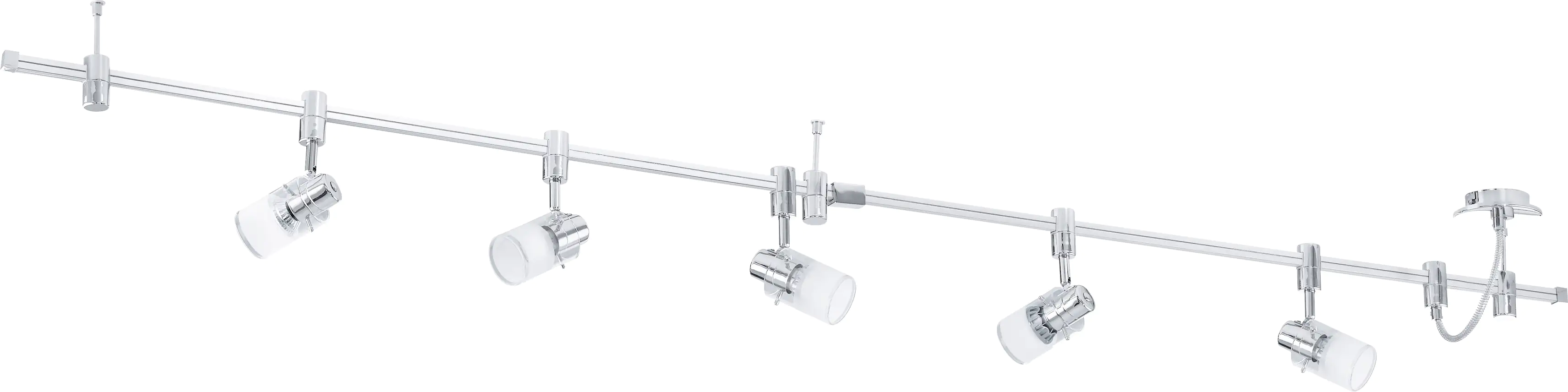 JANDEI 5er-Pack Deckenstrahler LED – 30 W, 3000 Lumen, Warmweiß 3000 K, Für Schienensystem, Aluminium