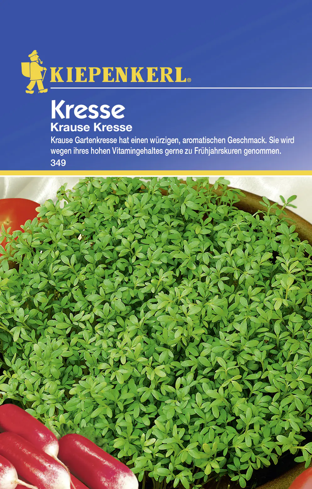 Kiepenkerl Kresse Krause Kresse Lepidium sativum, Inhalt: ca. 0,5 m² Kiepenkerl Kresse Krause Kresse Lepidium sativum, Inhalt: ca. 0,5 m²