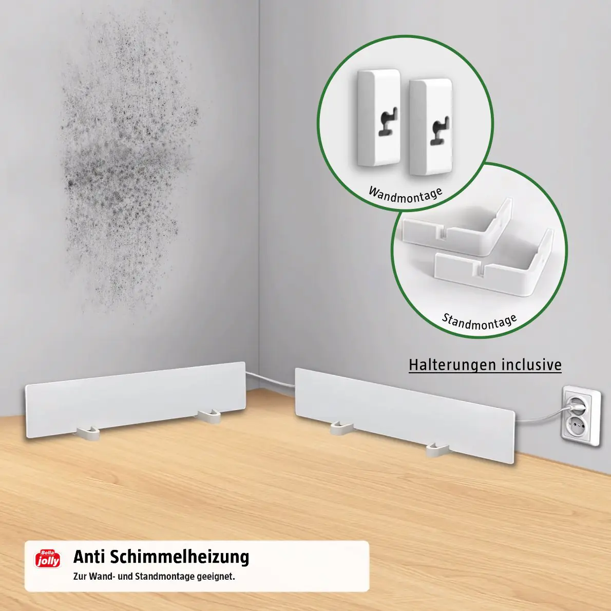 Bella Jolly Infrarotheizung Anti-Schimmel Erweiterung SHK2 - 10 x 50 cm