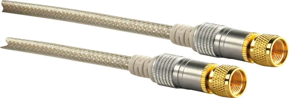 Schwaiger SAT Anschlusskabel KVCHD30 532 (110dB) transparent, 3,0m, 1x F Stecker / 1x F Stecker Schwaiger SAT Anschlusskabel KVCHD30 532 (110dB) transparent, 3,0m, 1x F Stecker / 1x F Stecker