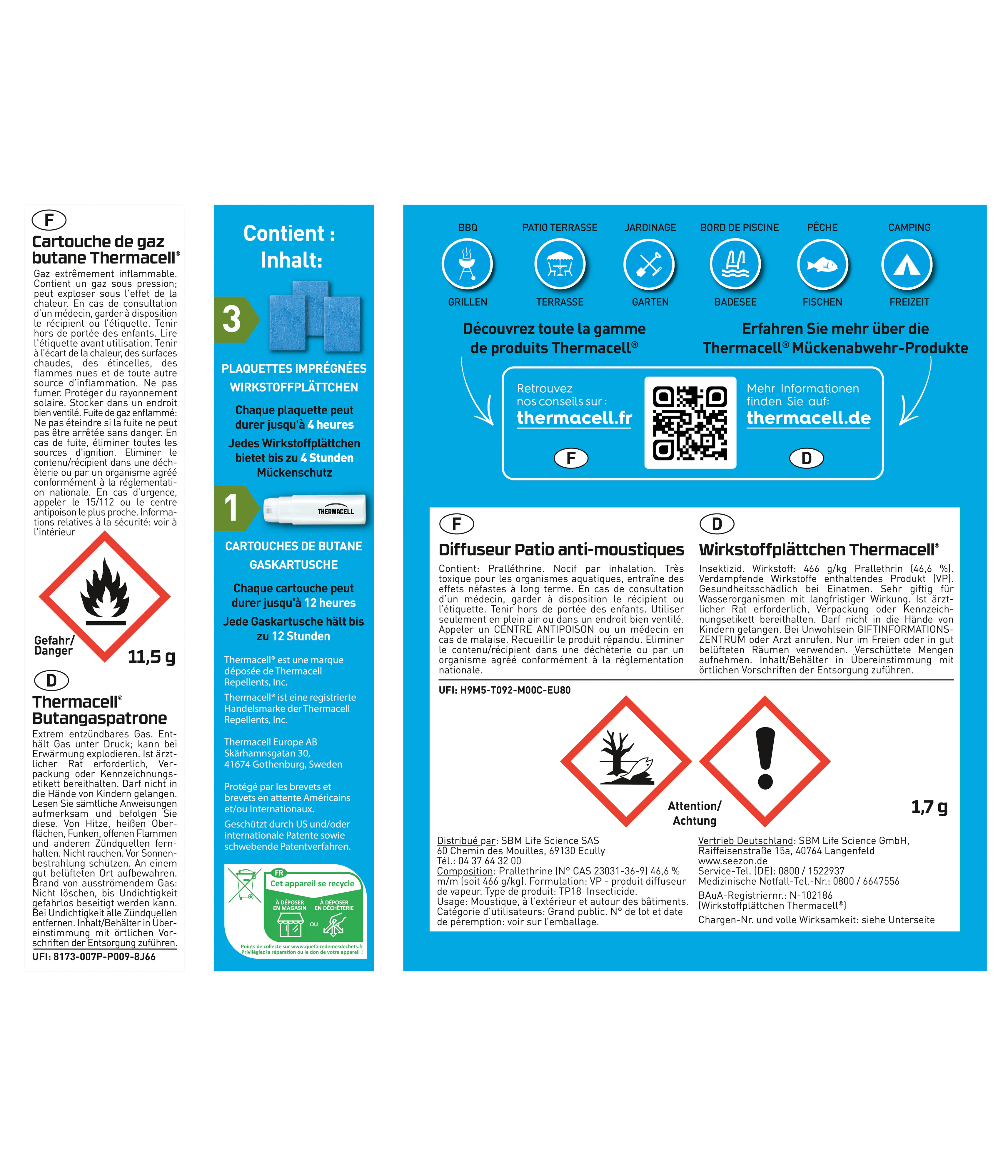 Thermacell Mückenabwehr Nachfüllpackung 12 Stunden 