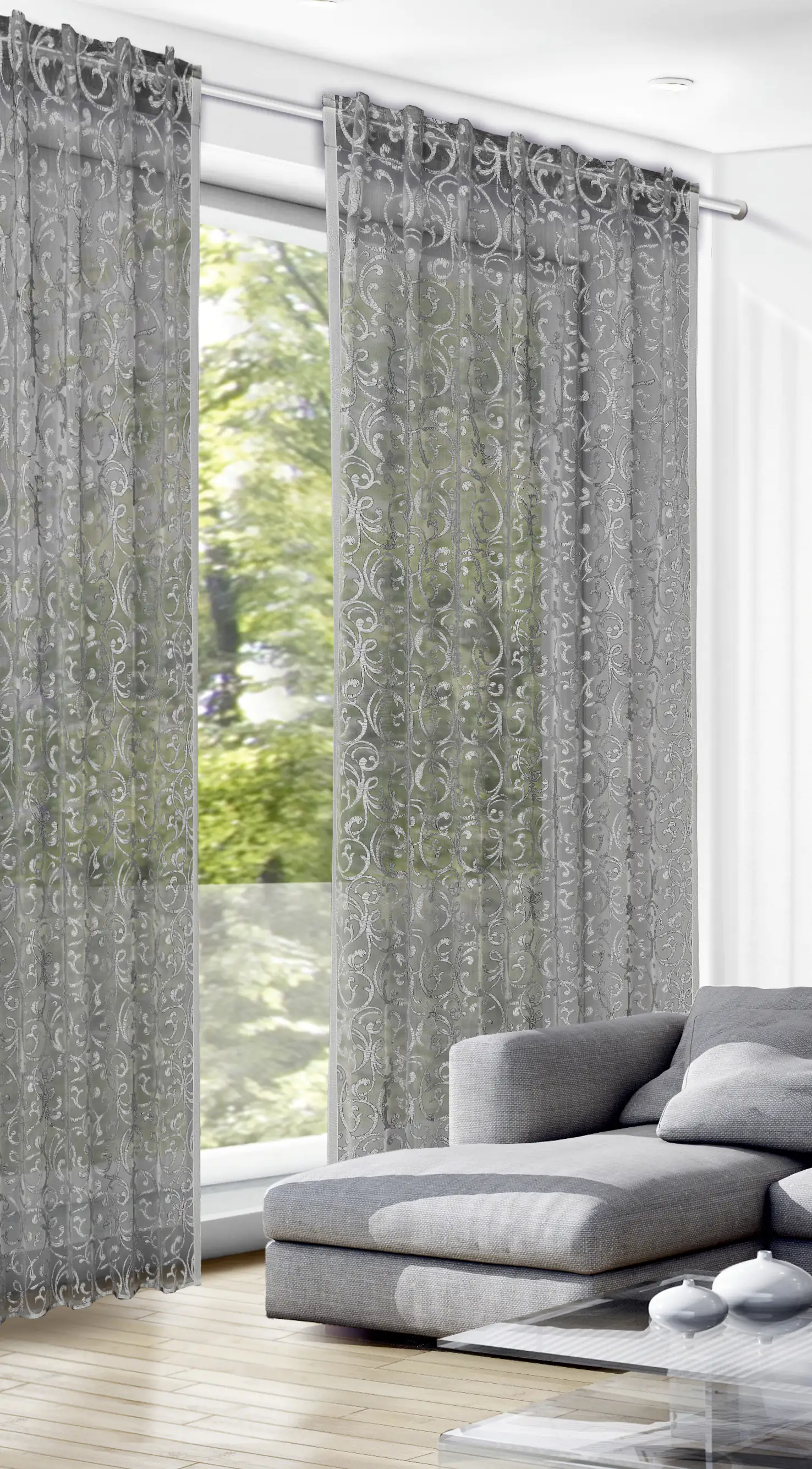 Neusser Collection Schlaufenschal verdeckte Schlaufen natur 140x245 cm